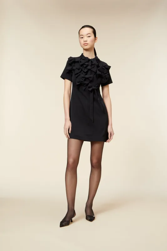 BOW BOUQUET WOOL POLO DRESS sold by Viktor & Rolf