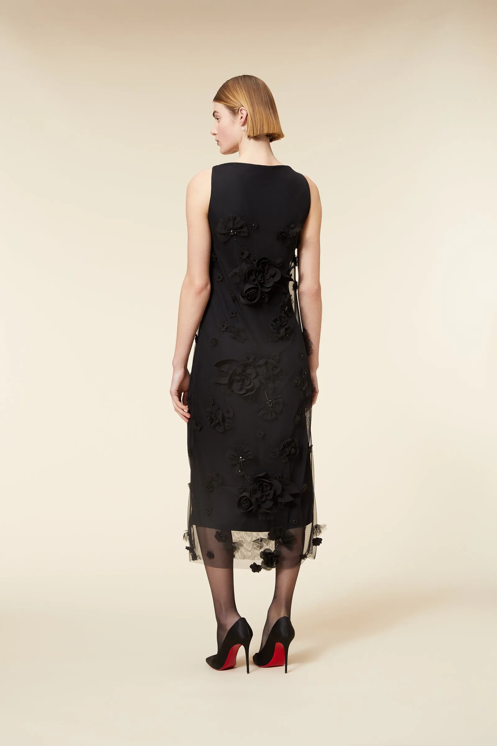 FLORAL EMBROIDERY MIDI DRESS sold by Viktor & Rolf product image thumbnail 2