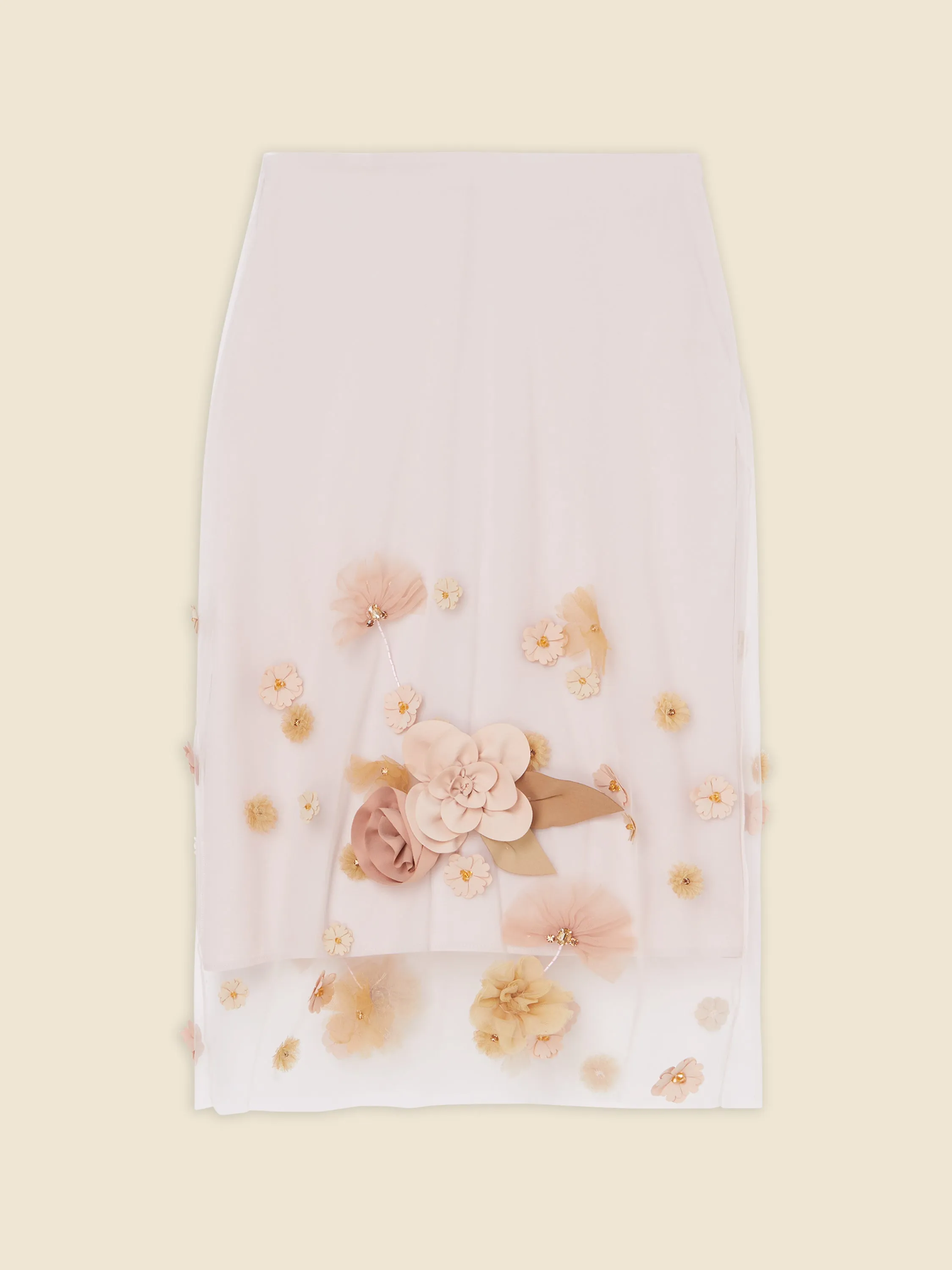 FLORAL EMBROIDERY MIDI SKIRT sold by Viktor & Rolf product image thumbnail 3