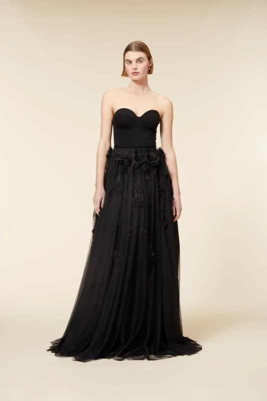 FLORAL EMBROIDERY CORSET DRESS sold by Viktor & Rolf