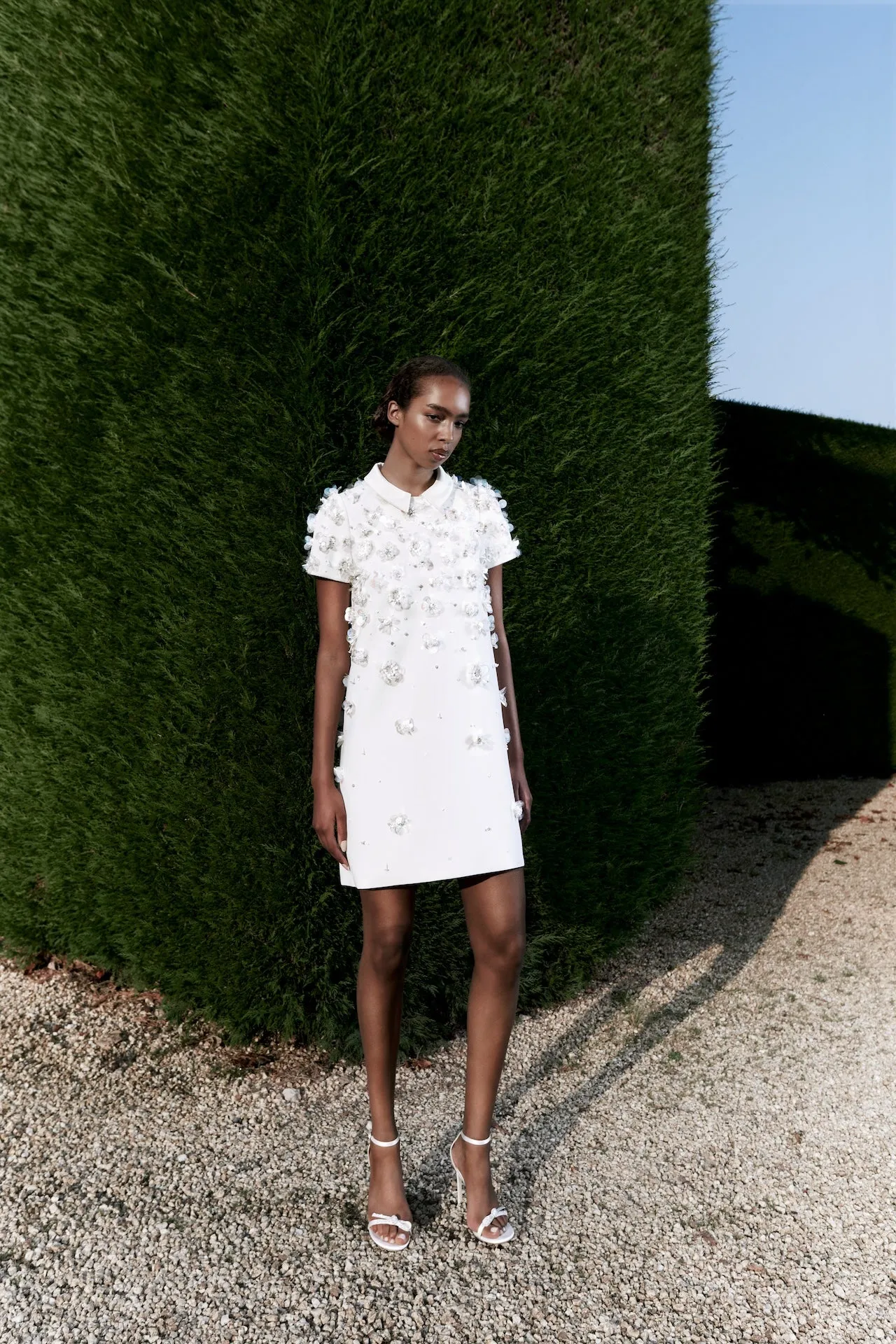 VRM467 – PAILETE FLORAL GARDENS MINI DRESS sold by Viktor & Rolf