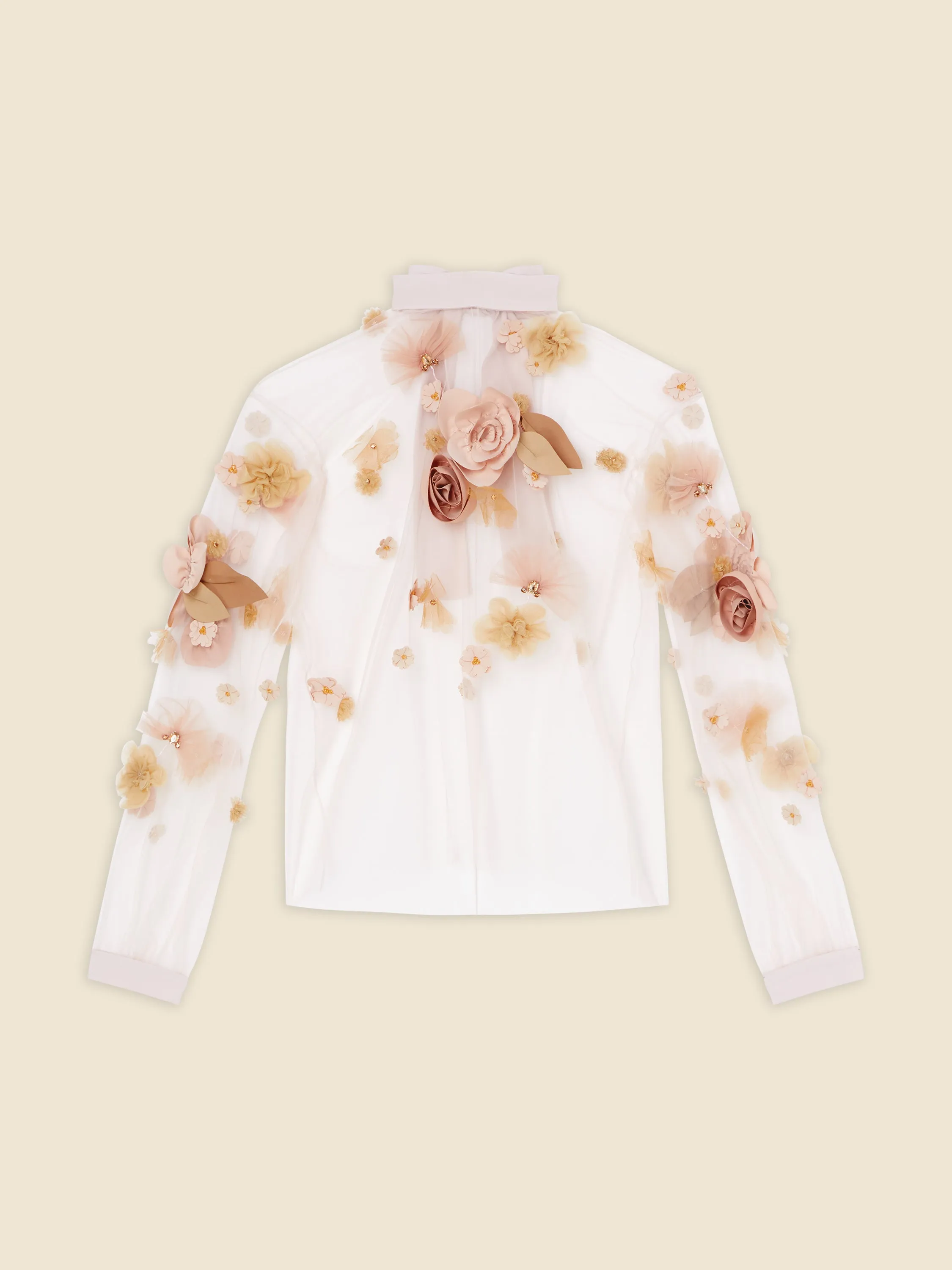 FLORAL EMBROIDERY LONG SLEEVE TOP sold by Viktor & Rolf product image thumbnail 4