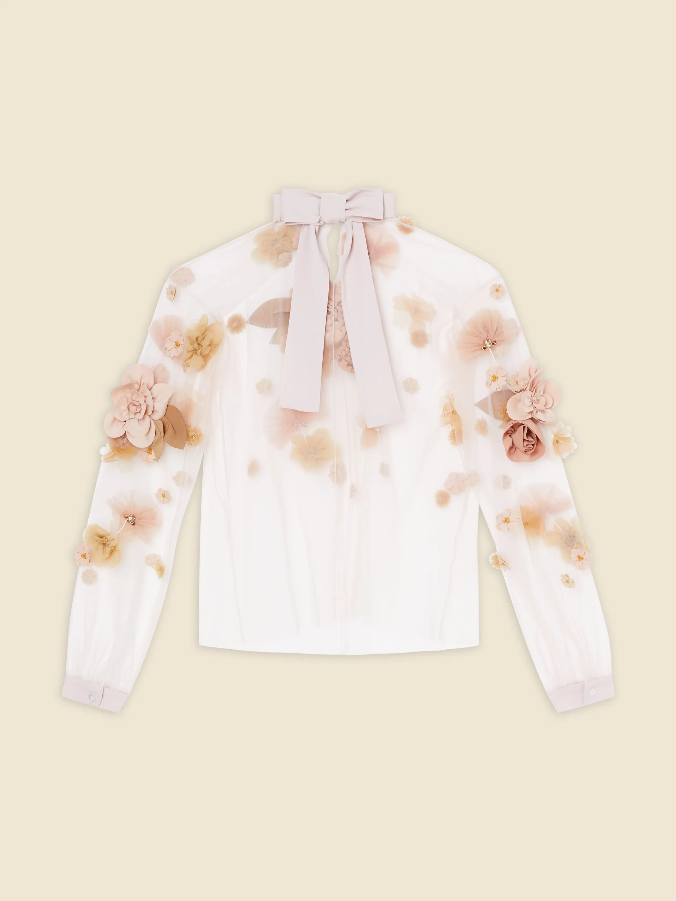 FLORAL EMBROIDERY LONG SLEEVE TOP sold by Viktor & Rolf product image thumbnail 5
