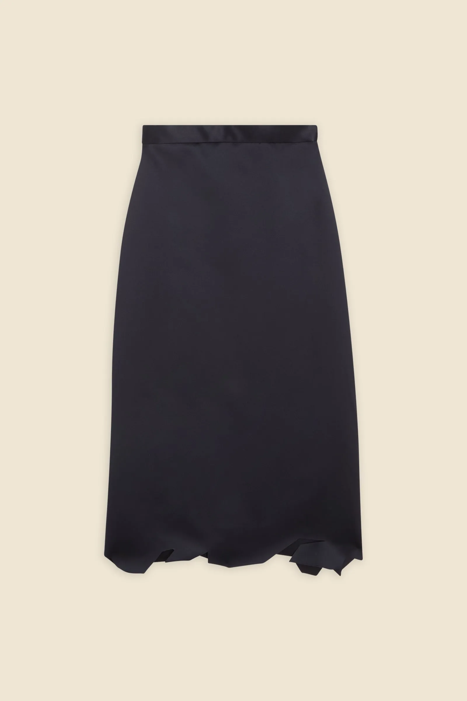 HEM CUT SATIN SKIRT sold by Viktor & Rolf product image thumbnail 4