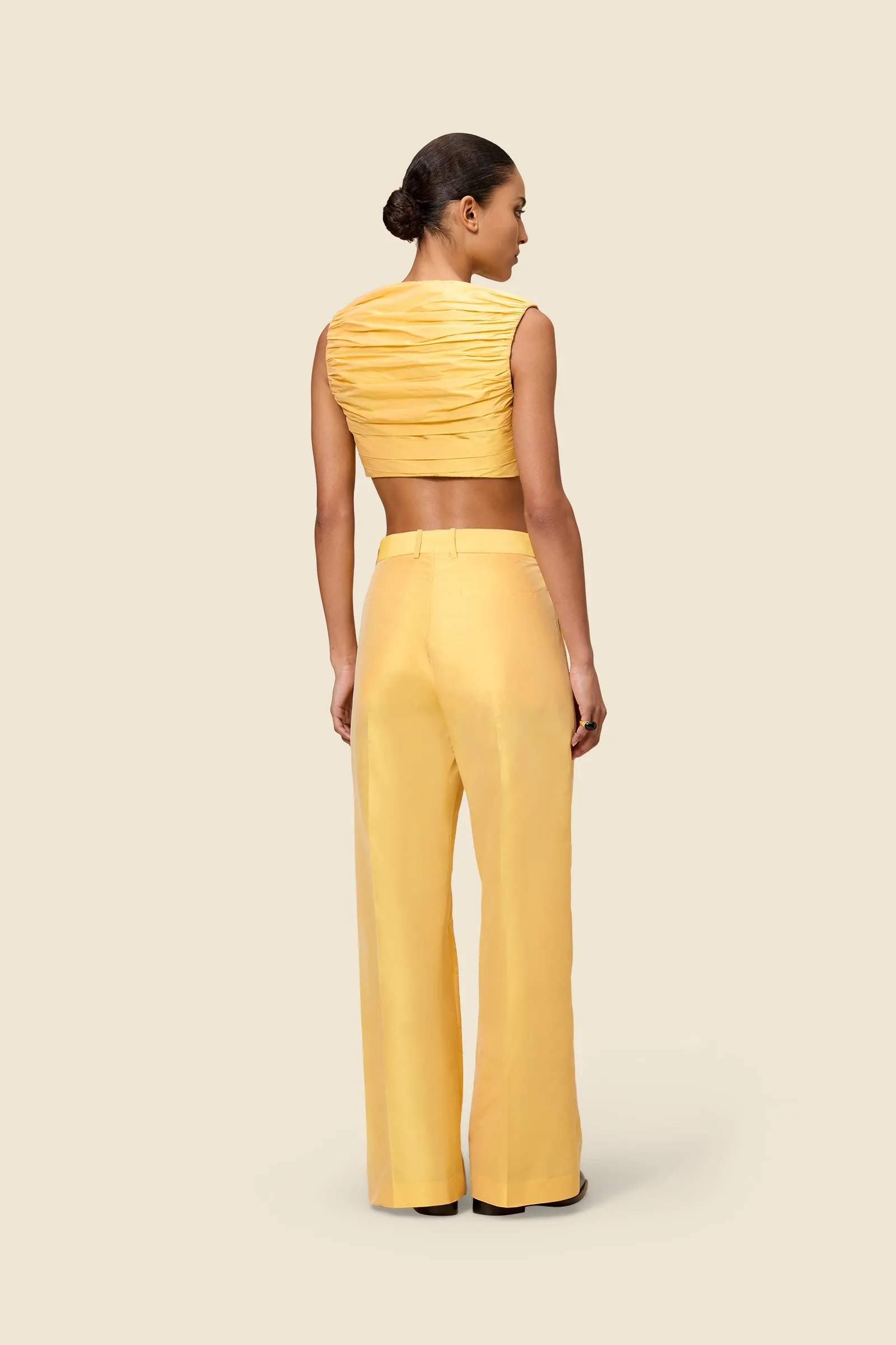 STRAIGHT LEG TAFFETA TROUSERS sold by Viktor & Rolf product image thumbnail 2