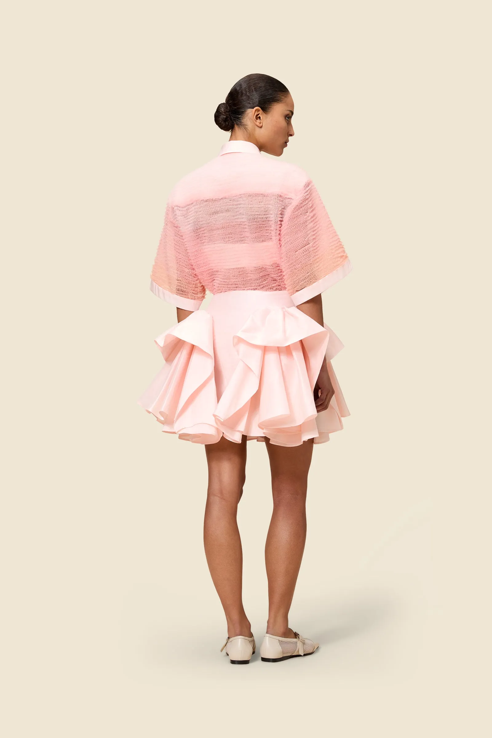 TUCK UP TAFFETA MIDI SKIRT sold by Viktor & Rolf product image thumbnail 2