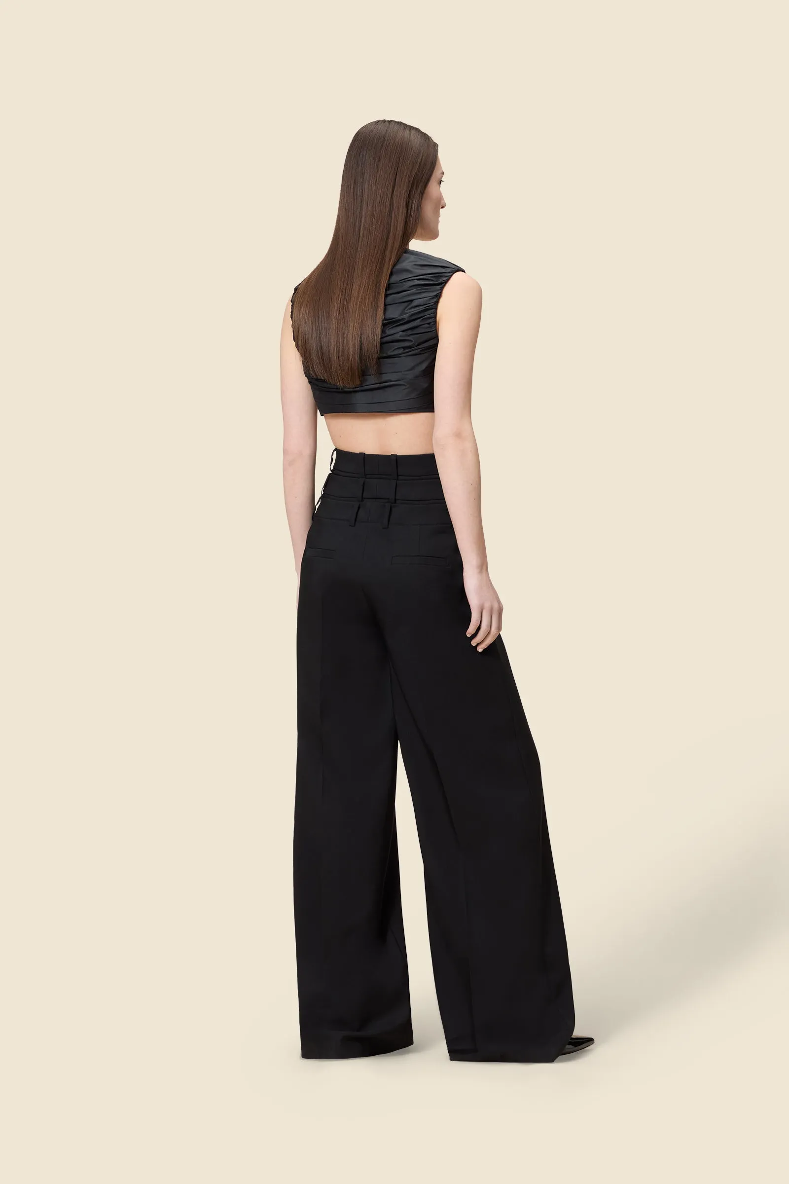 MULTI-LAYERED WOOL TROUSERS sold by Viktor & Rolf product image thumbnail 2