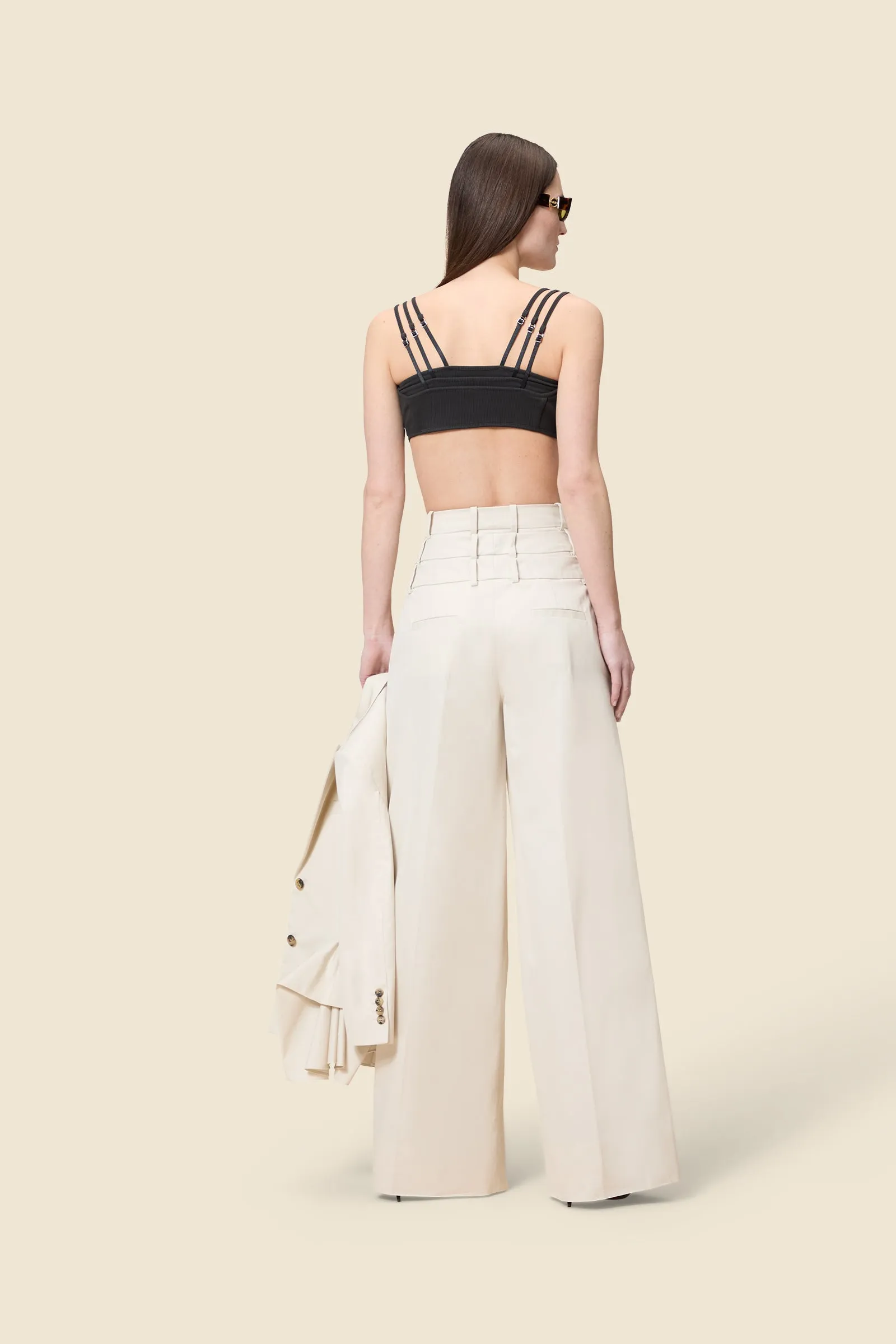 MULTI-LAYERED GABARDINE TROUSERS sold by Viktor & Rolf product image thumbnail 2
