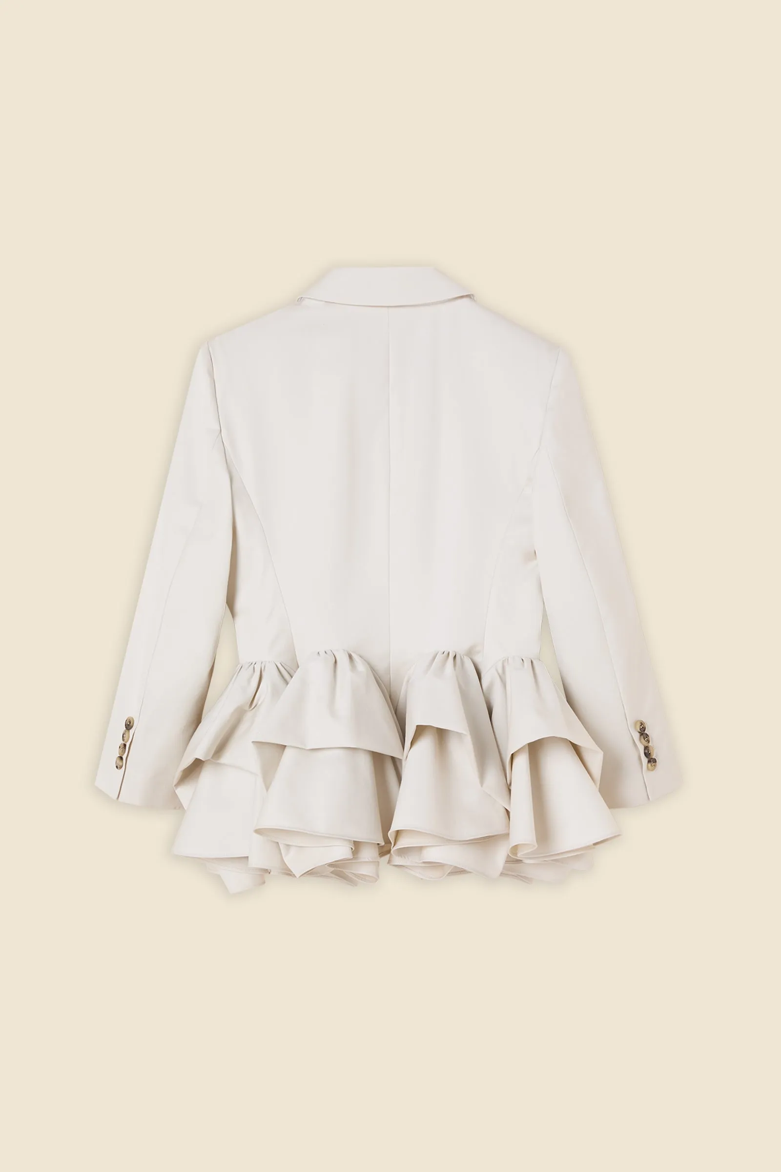 TUCK UP GABARDINE BLAZER sold by Viktor & Rolf product image thumbnail 5