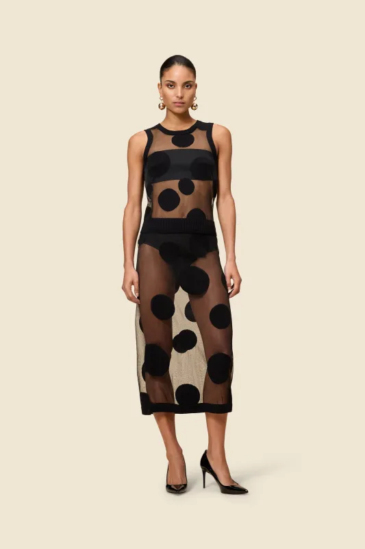 POLKADOT KNIT SKIRT sold by Viktor & Rolf