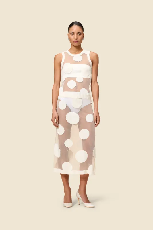 POLKADOT KNIT SKIRT sold by Viktor & Rolf