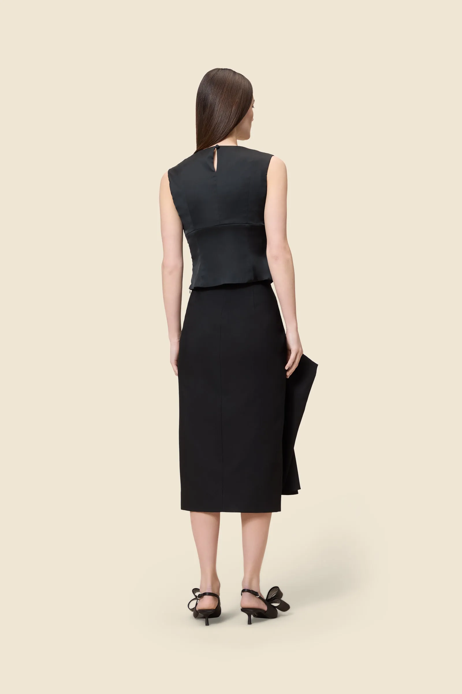 PLEATED SATIN BLOUSE sold by Viktor & Rolf product image thumbnail 2