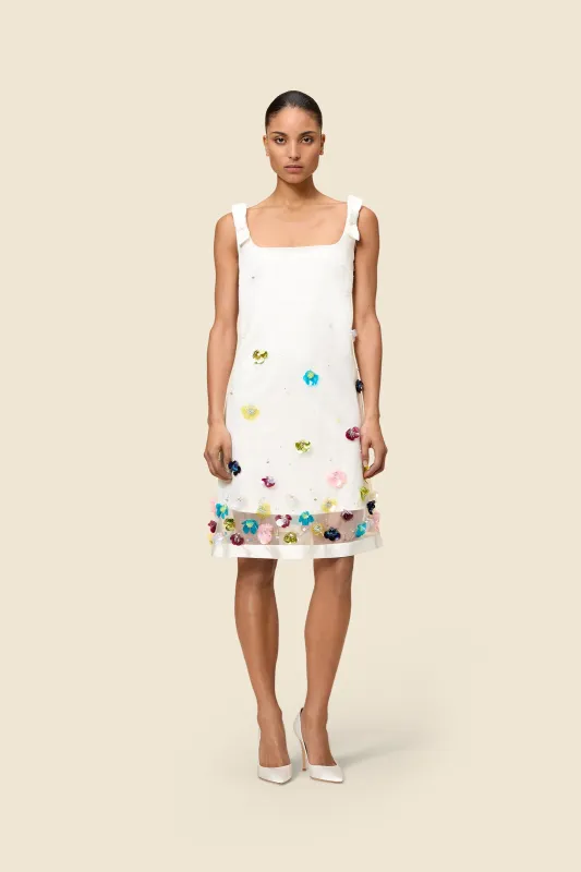 EMBROIDERY SILK MINI DRESS sold by Viktor & Rolf