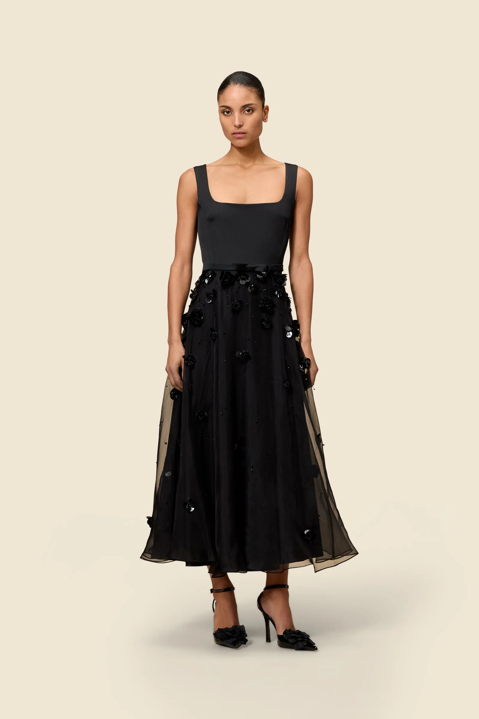 EMBROIDERY SILK A-LINE GOWN sold by Viktor & Rolf