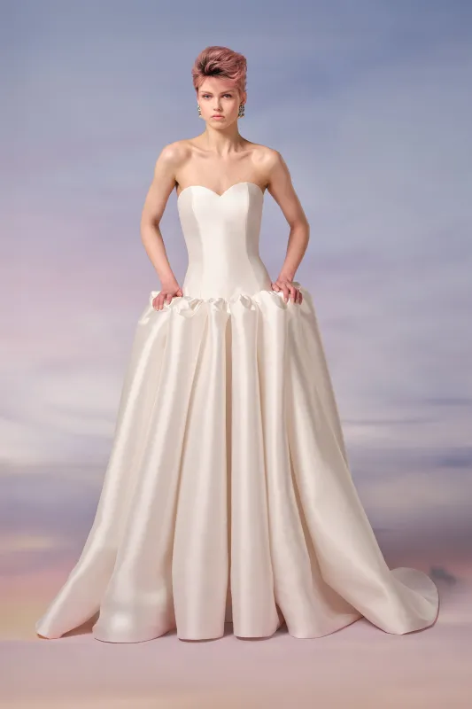 VRM496 - SCULPTED MIKADO GOWN sold by Viktor & Rolf