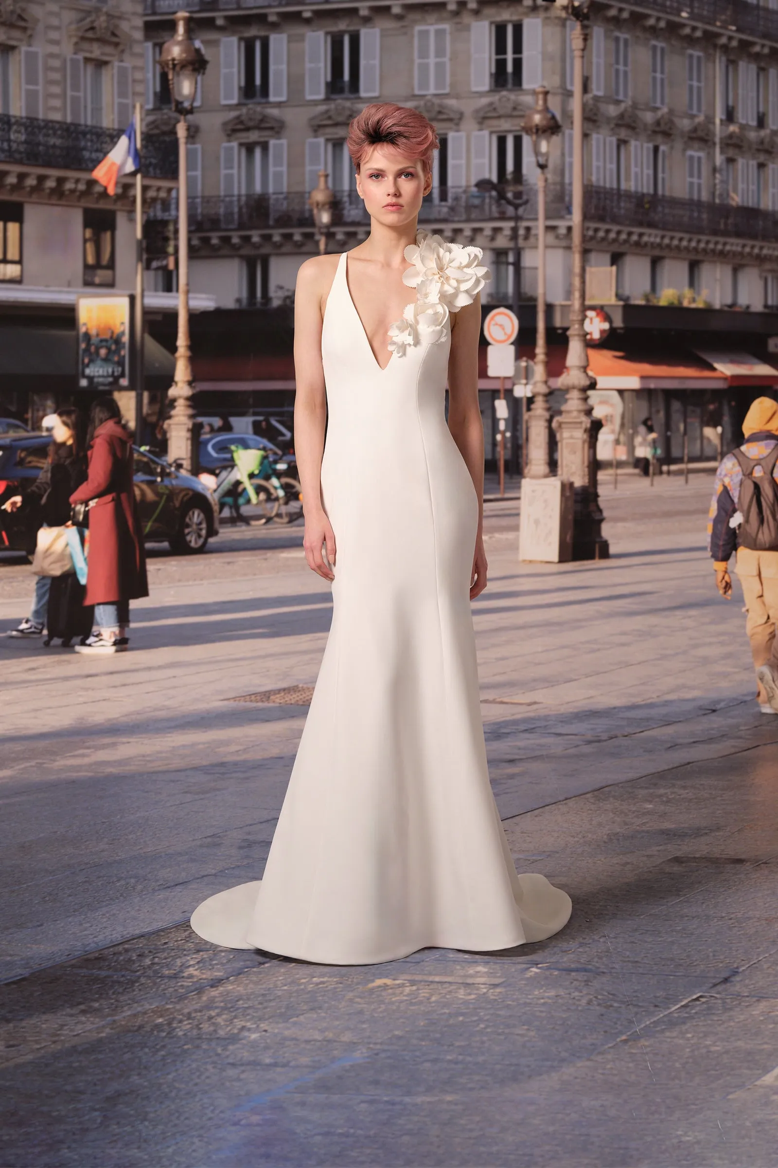 VRM486 - CASCADING FLORALS MERMAID GOWN sold by Viktor & Rolf