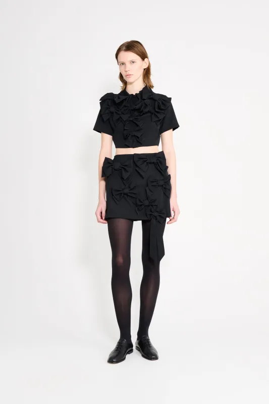 BOW BOUQUET WOOL TOP made by Viktor & Rolf