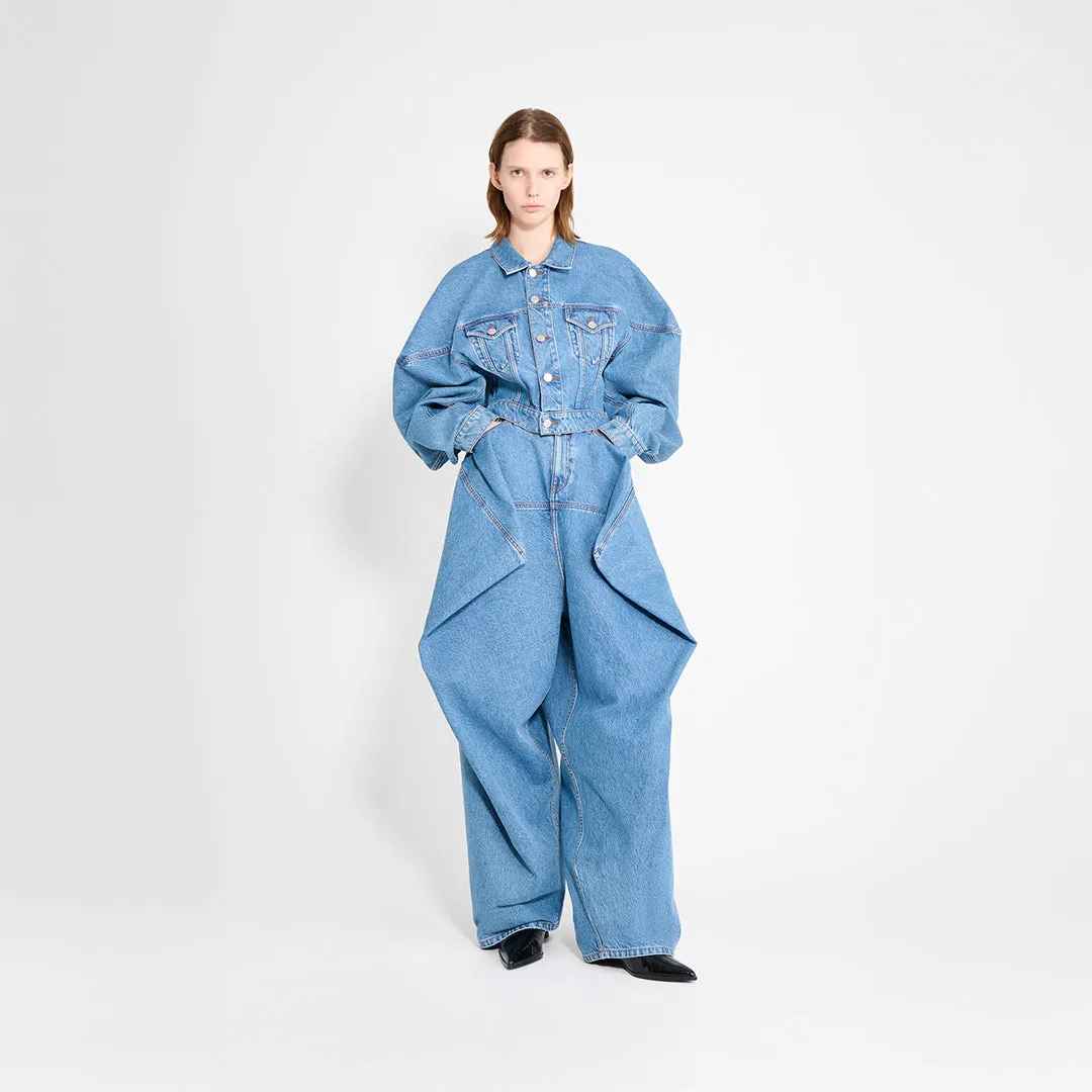 COUTURE SQUARE SHOULDER DENIM JACKET sold by Viktor & Rolf product image thumbnail 4