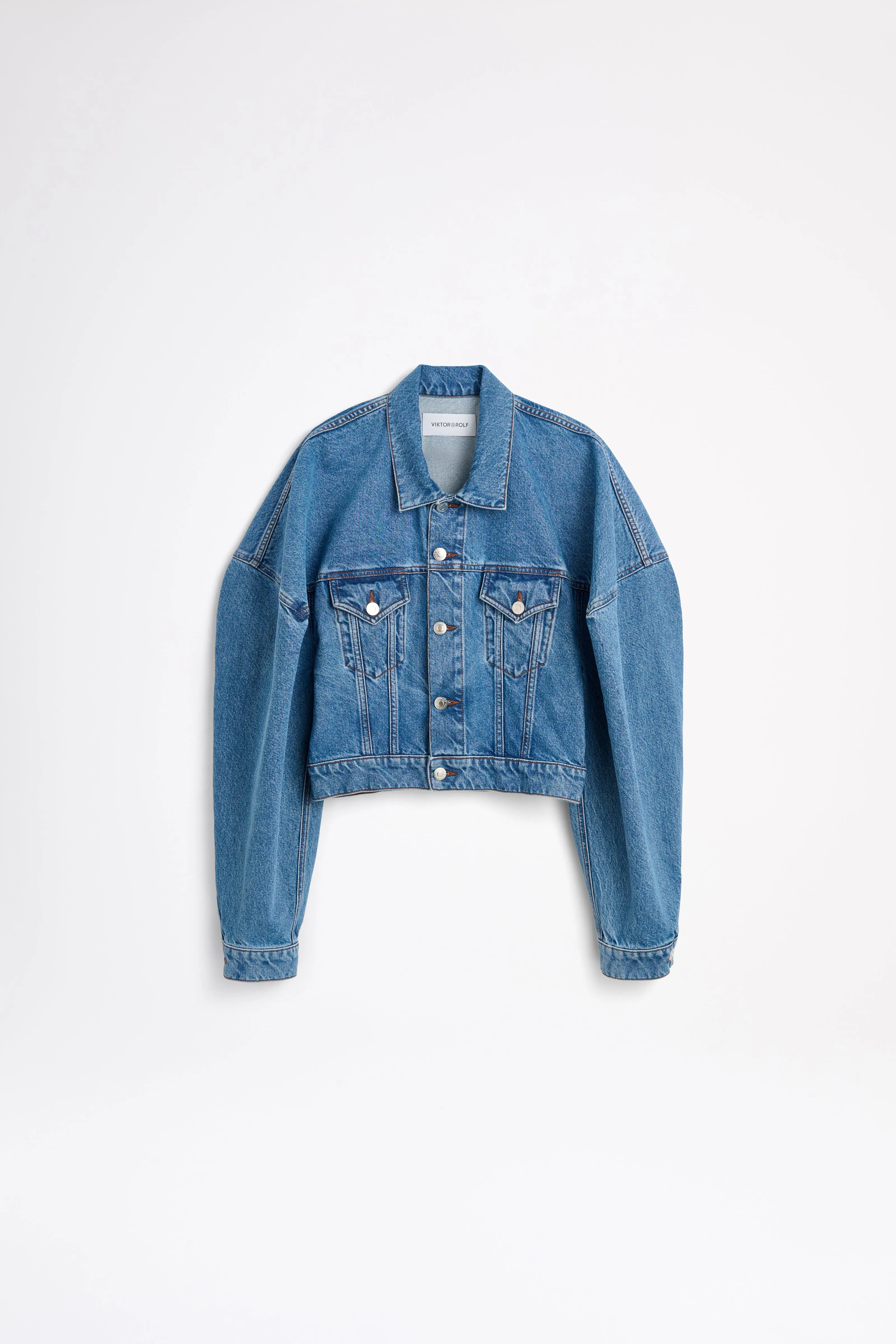 COUTURE SQUARE SHOULDER DENIM JACKET sold by Viktor & Rolf product image thumbnail 3