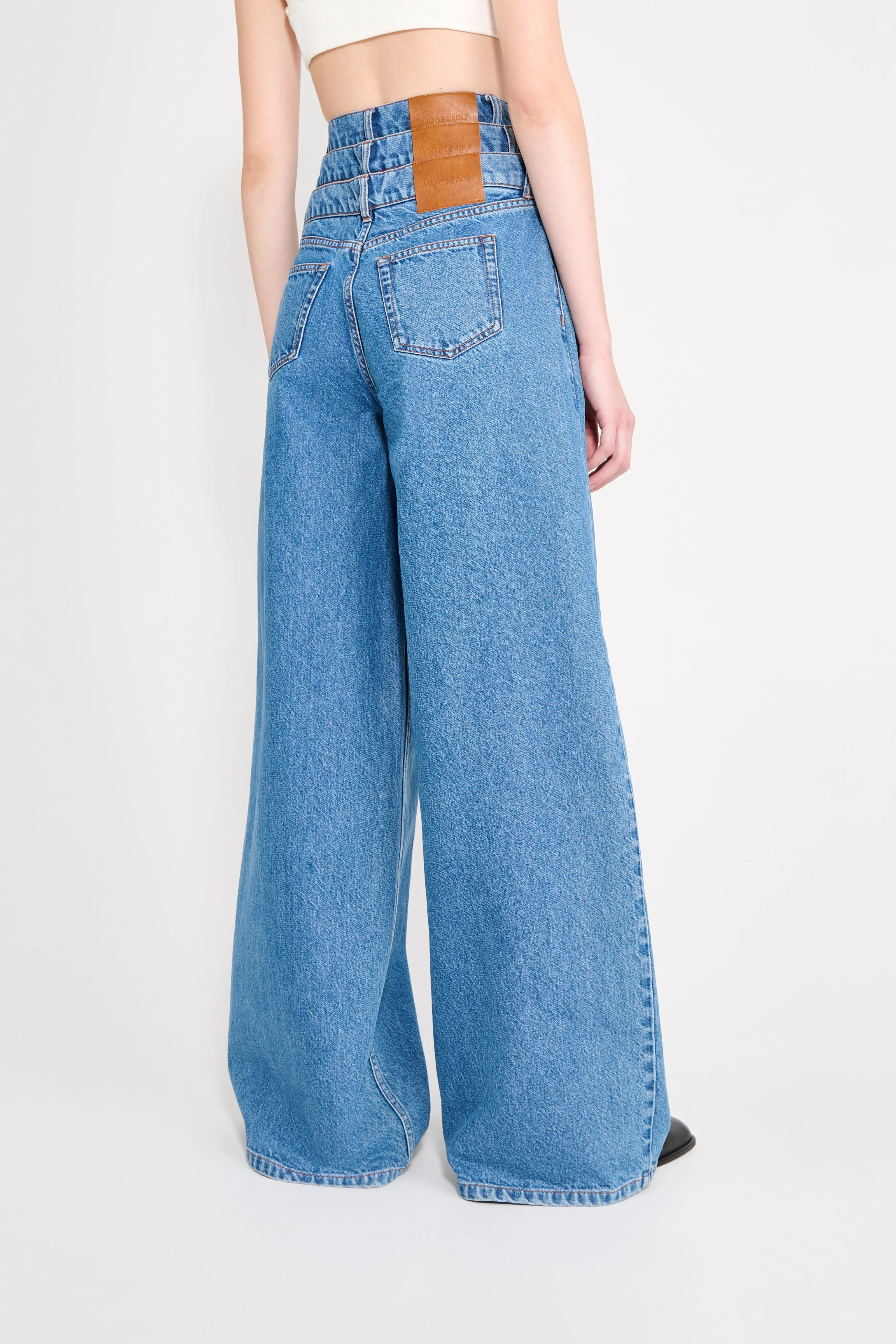 MULTI-LAYERED DENIM JEANS sold by Viktor & Rolf product image thumbnail 4