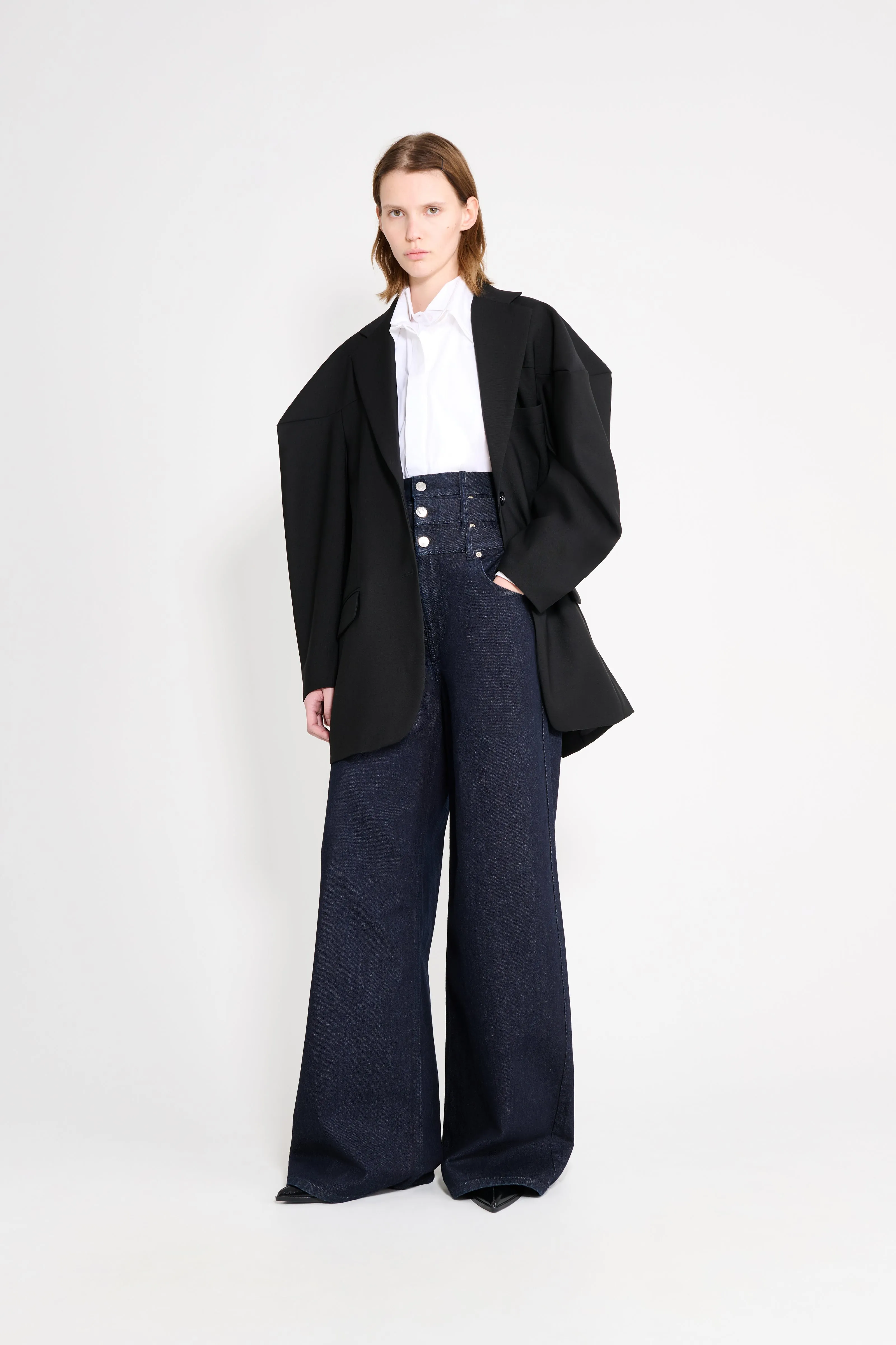 COUTURE WOOL SQUARE BLAZER sold by Viktor & Rolf