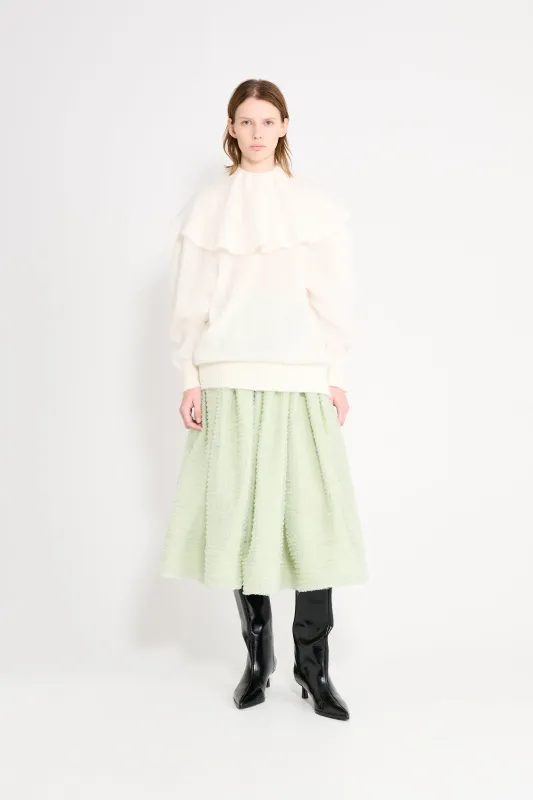 VOLANT NECK SWEATER made by Viktor & Rolf