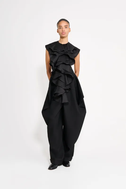 JABOT ORGANZA TOP made by Viktor & Rolf