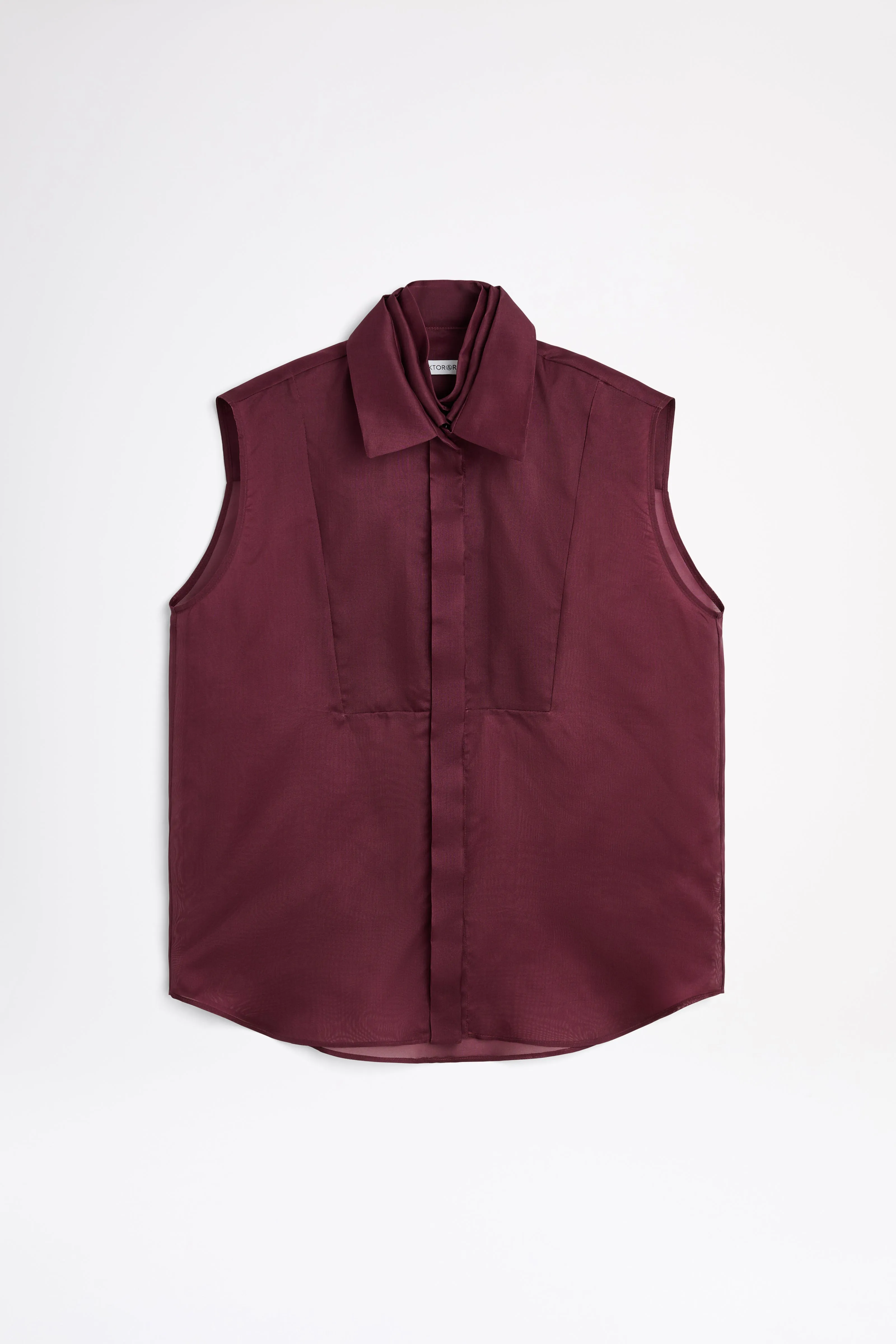 MULTI-LAYERED SLEEVELESS ORGANZA SHIRT sold by Viktor & Rolf product image thumbnail 3