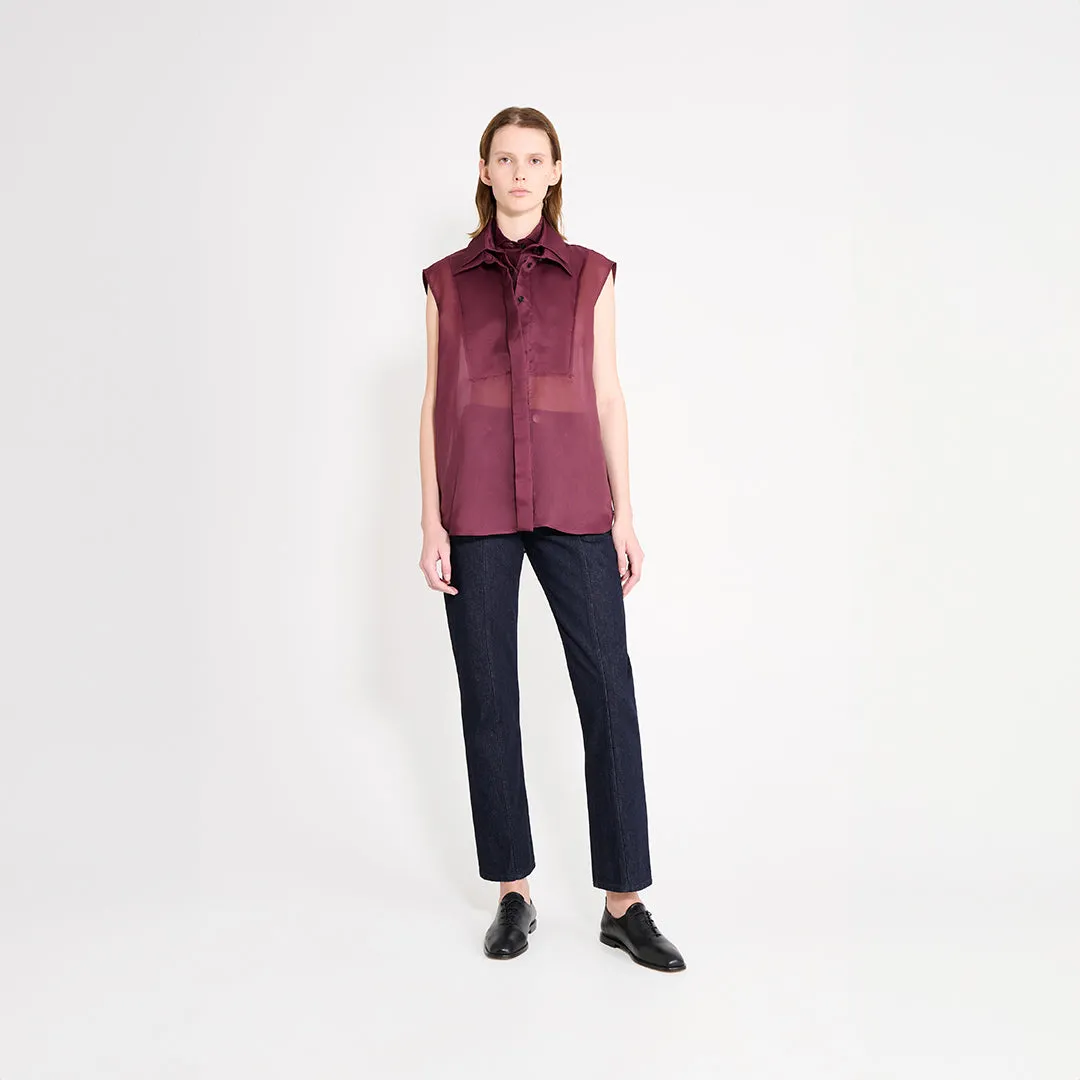 MULTI-LAYERED SLEEVELESS ORGANZA SHIRT sold by Viktor & Rolf product image thumbnail 4