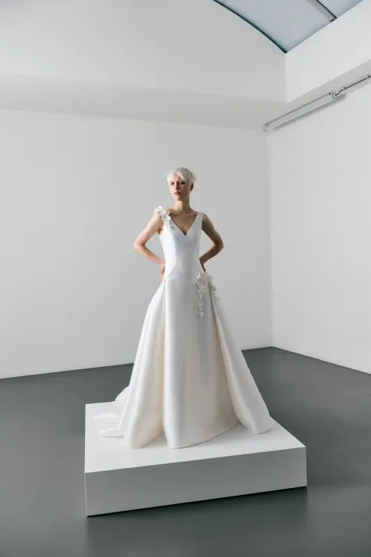 VRM502 - GLYCINE BLOOMS A-LINE GOWN sold by Viktor & Rolf