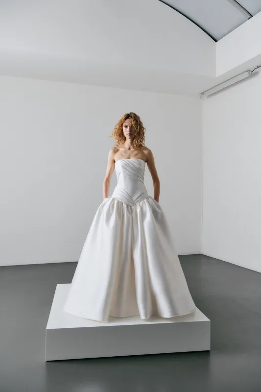 VRM518SD - SOPHISTICATED DRAPED BELL GOWN sold by Viktor & Rolf