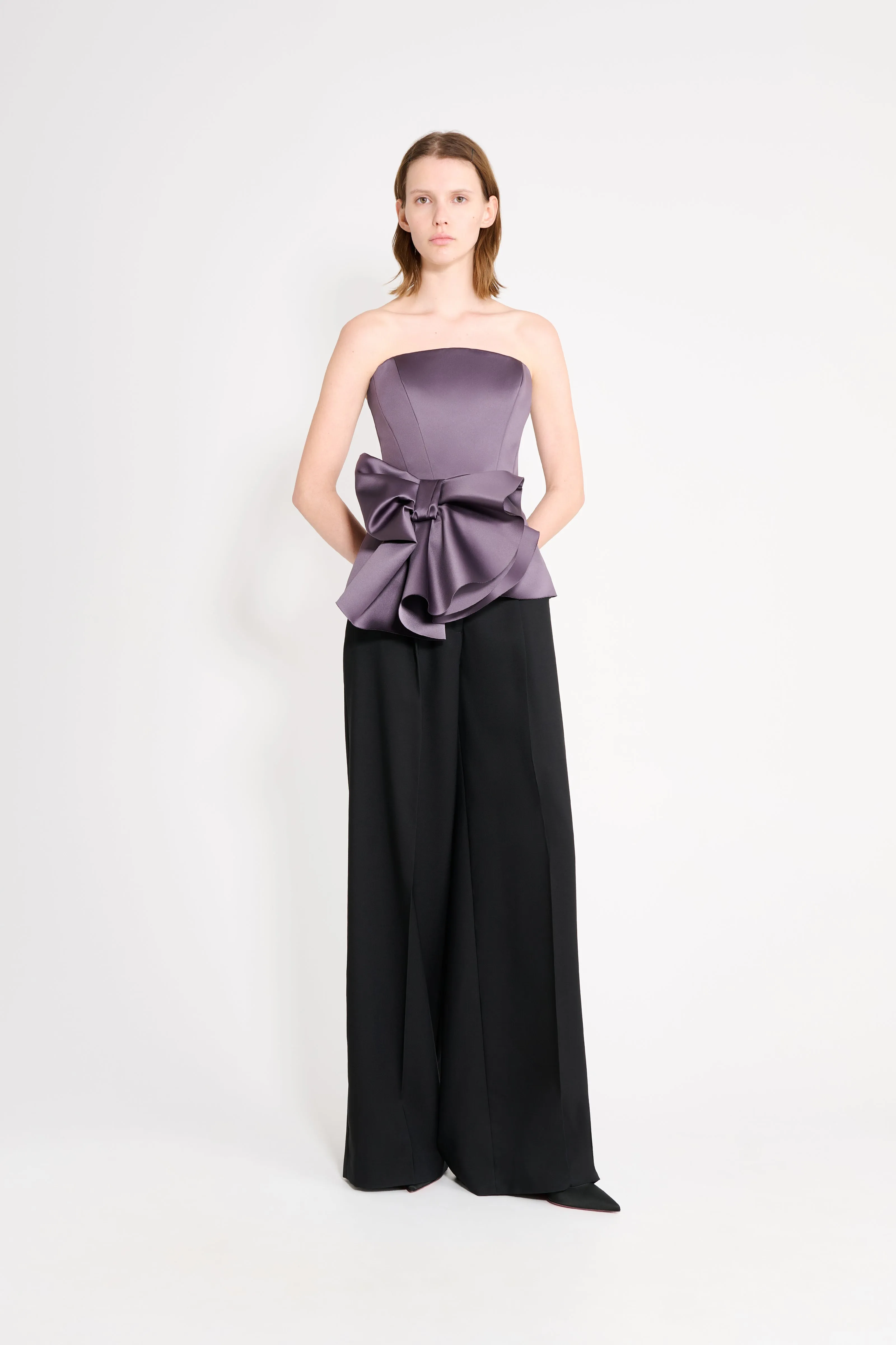 BOW VOLANT BUSTIER TOP sold by Viktor & Rolf