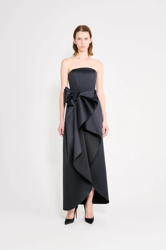 BOW VOLANT SATIN GOWN sold by Viktor & Rolf