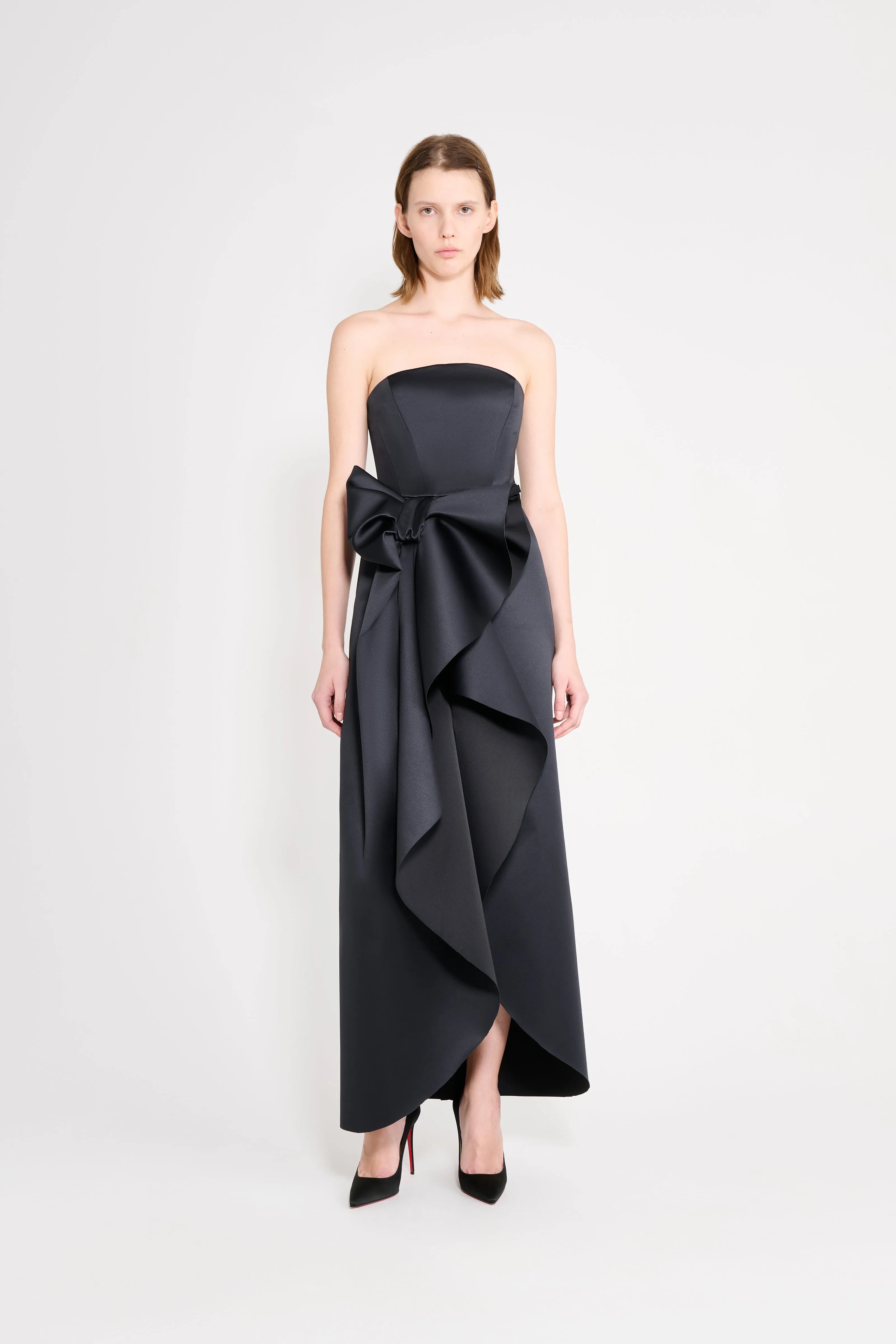 BOW VOLANT SATIN GOWN sold by Viktor & Rolf
