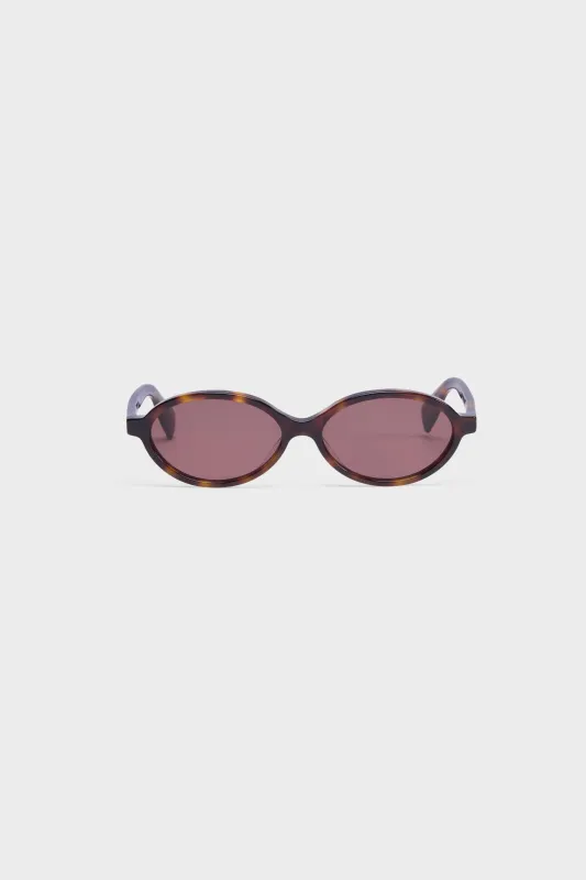 OVAL ACETATE SUNGLASSES made by Viktor & Rolf