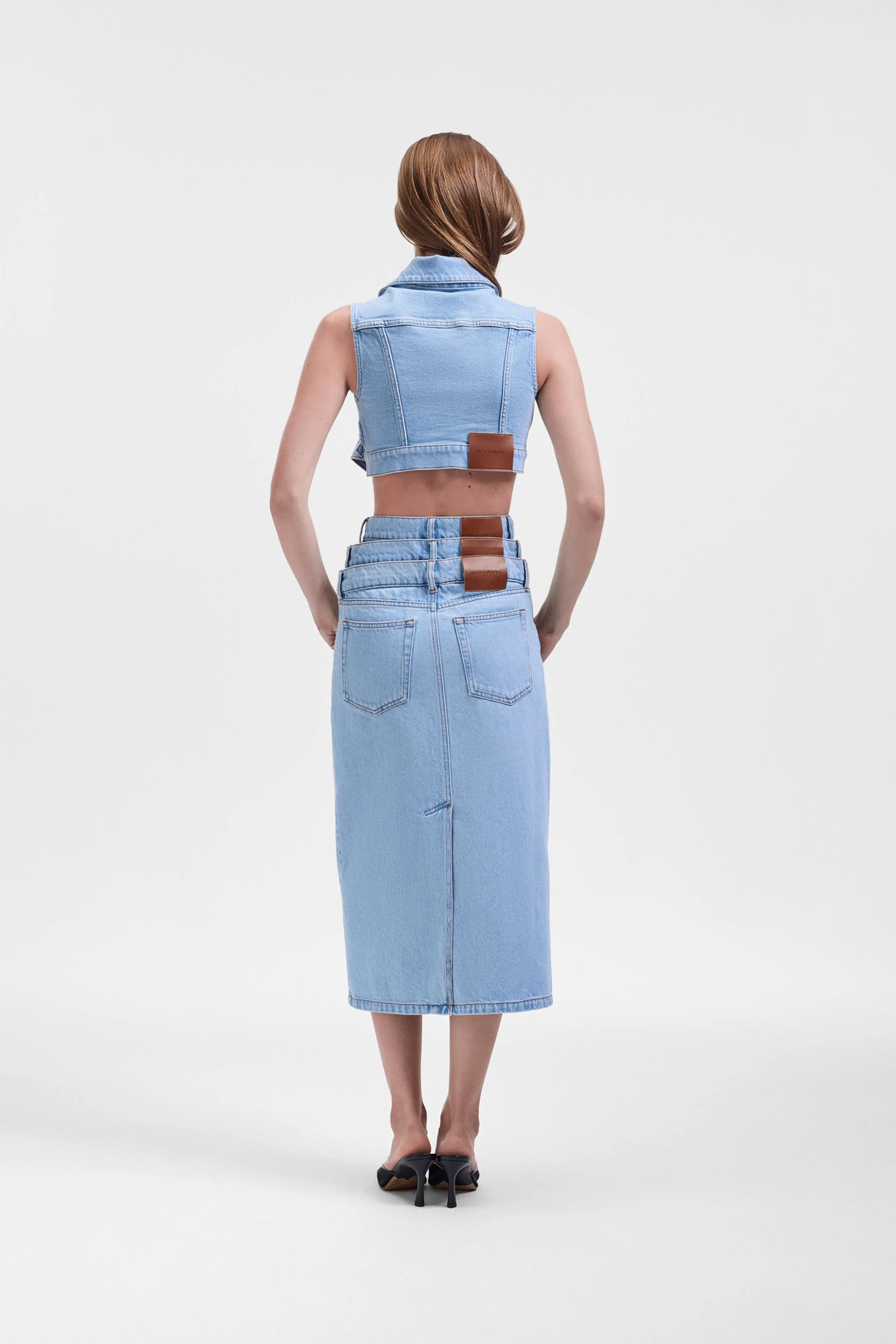 DRAPE DENIM TOP sold by Viktor & Rolf product image thumbnail 2