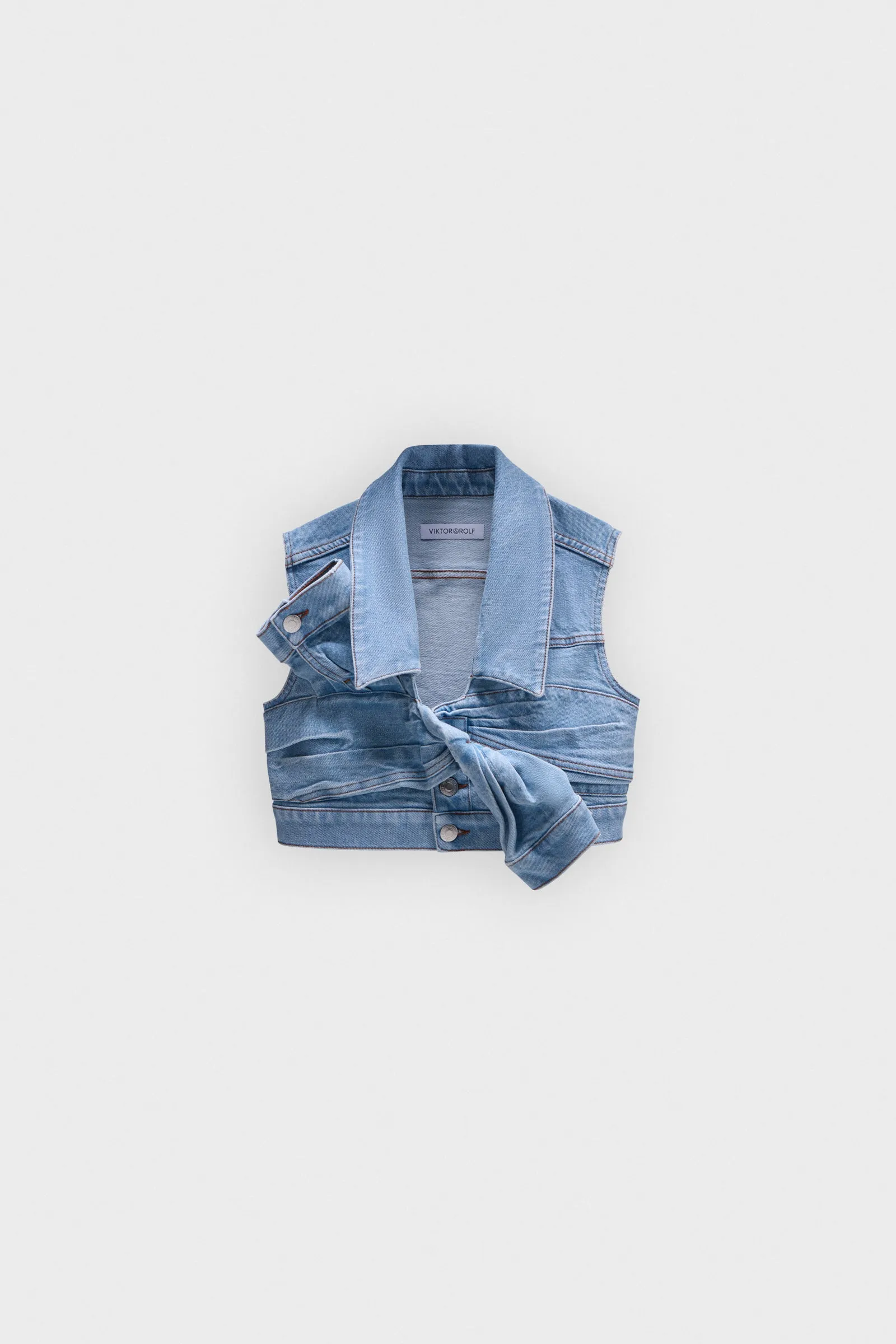 DRAPE DENIM TOP sold by Viktor & Rolf product image thumbnail 5