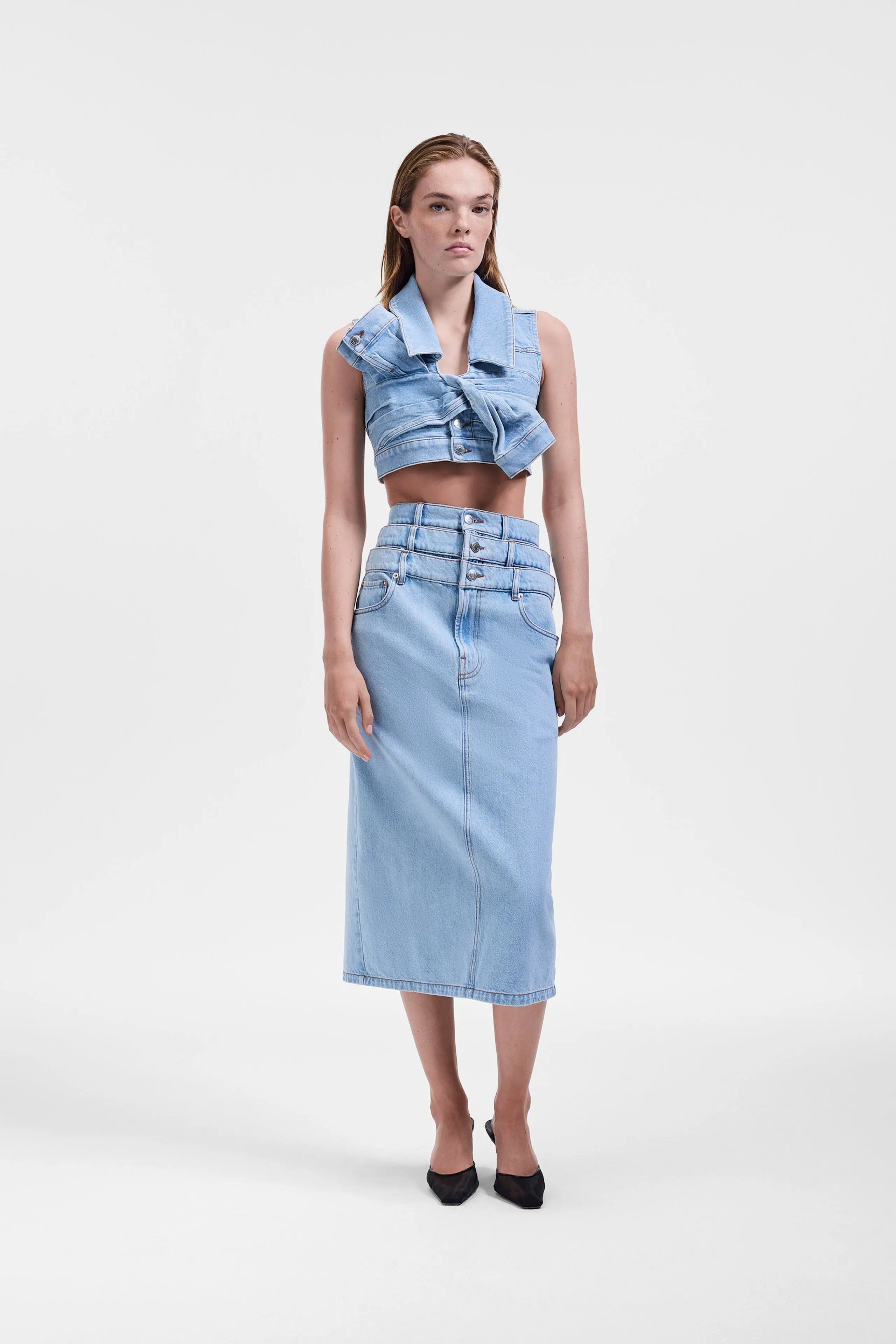 DRAPE DENIM TOP sold by Viktor & Rolf