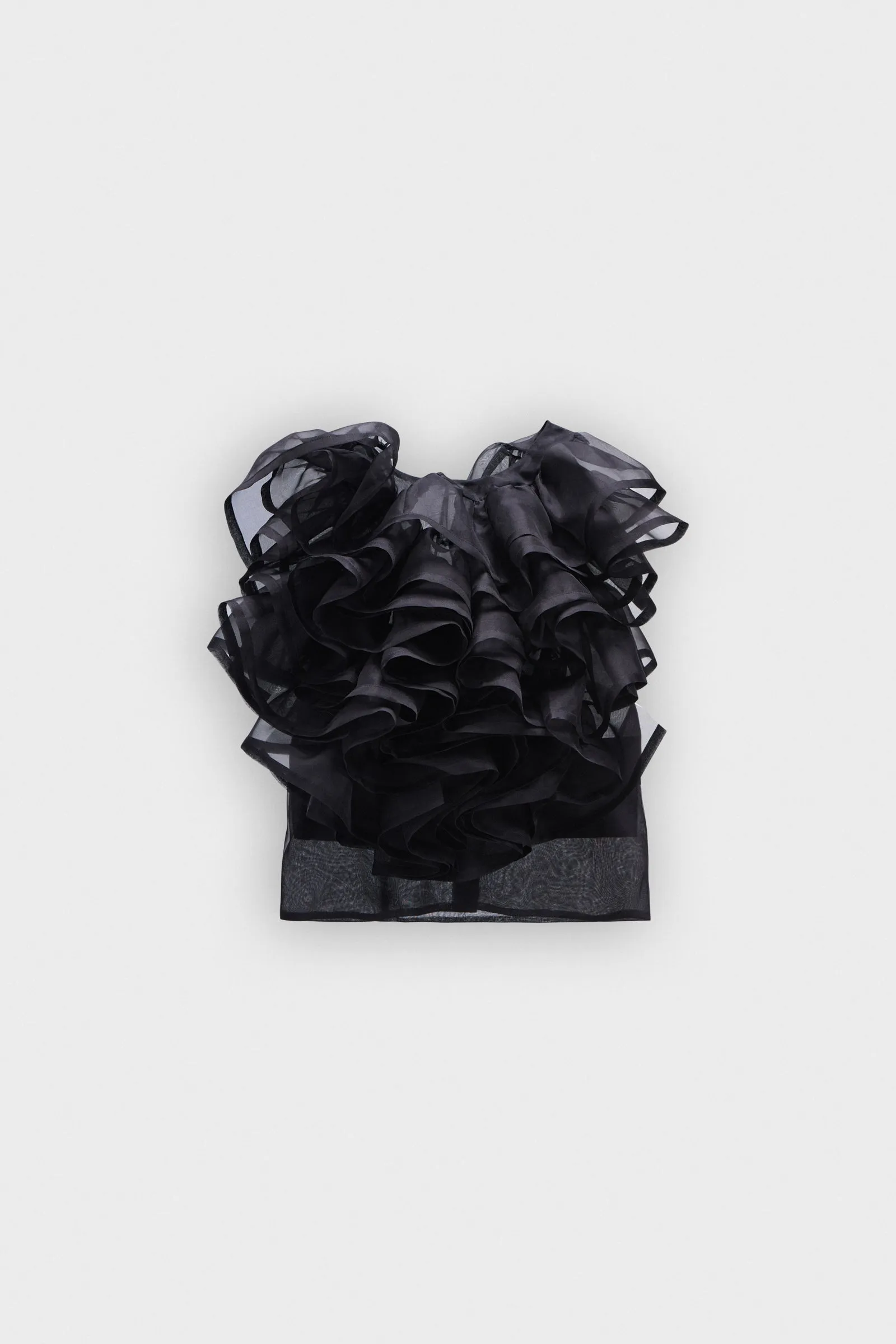 VOLANT JABOT ORGANZA TOP sold by Viktor & Rolf product image thumbnail 5