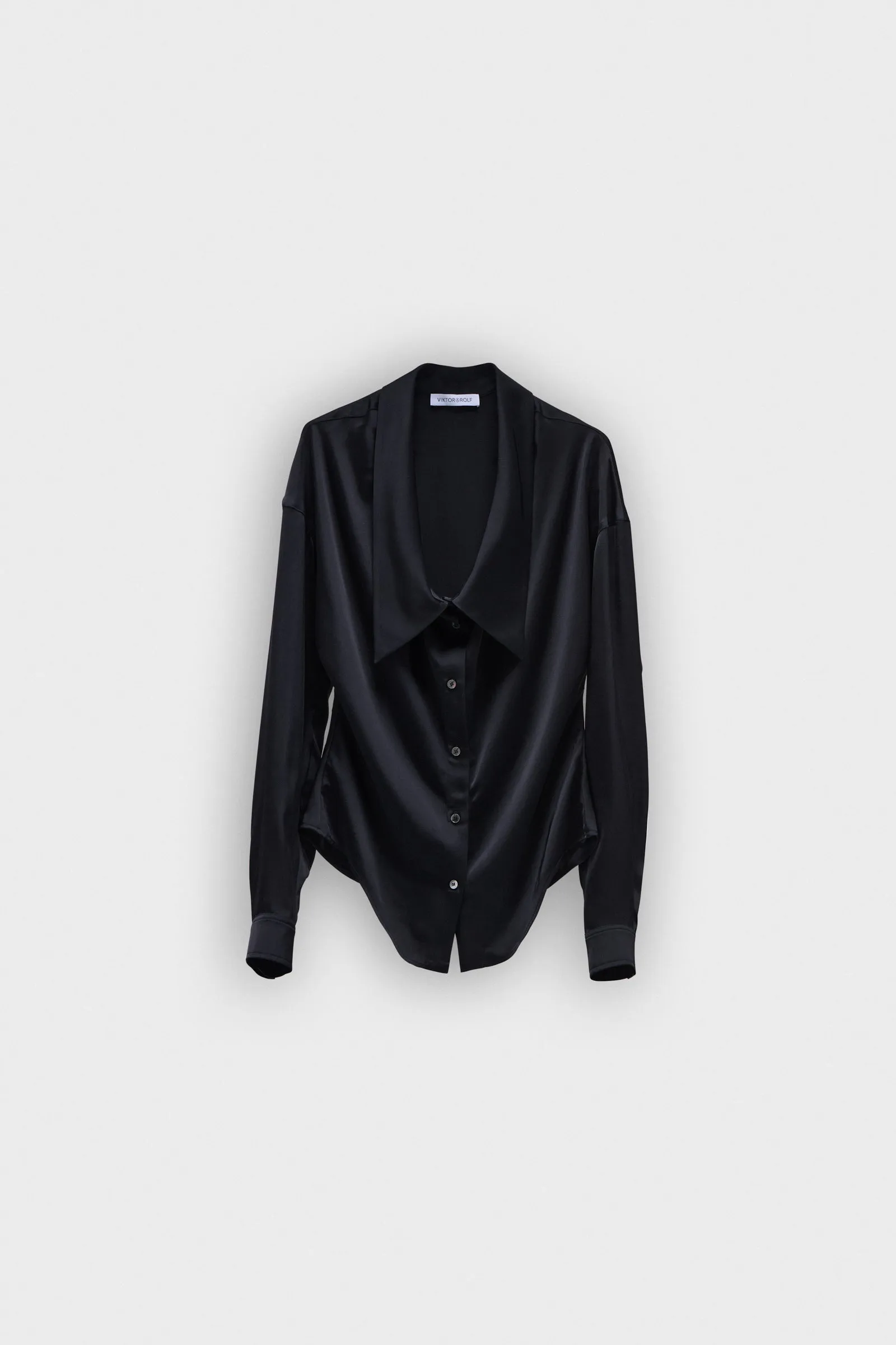 DRAGGED NECK SATIN SHIRT sold by Viktor & Rolf product image thumbnail 5
