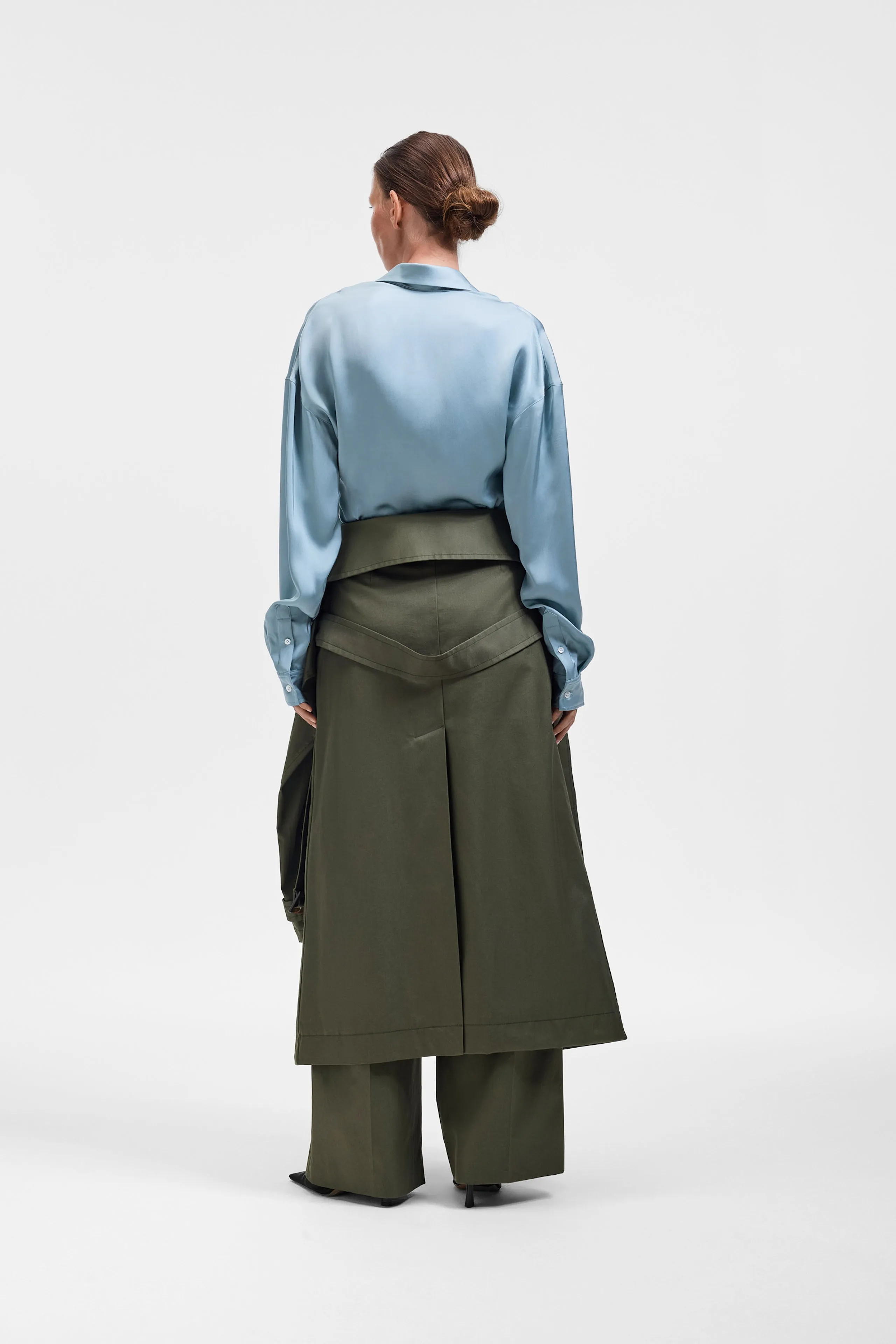 DRAGGED NECK SATIN SHIRT sold by Viktor & Rolf product image thumbnail 2