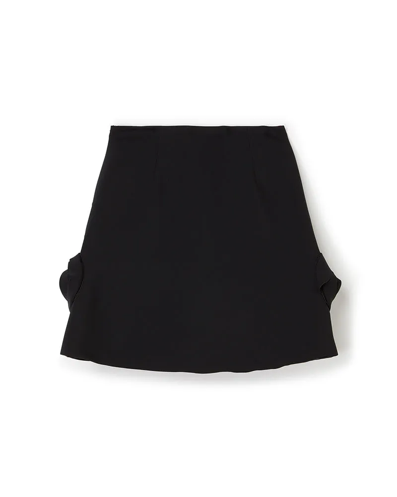 ROSE APPLIQUE BLACK MINI SKIRT sold by Viktor & Rolf product image thumbnail 5