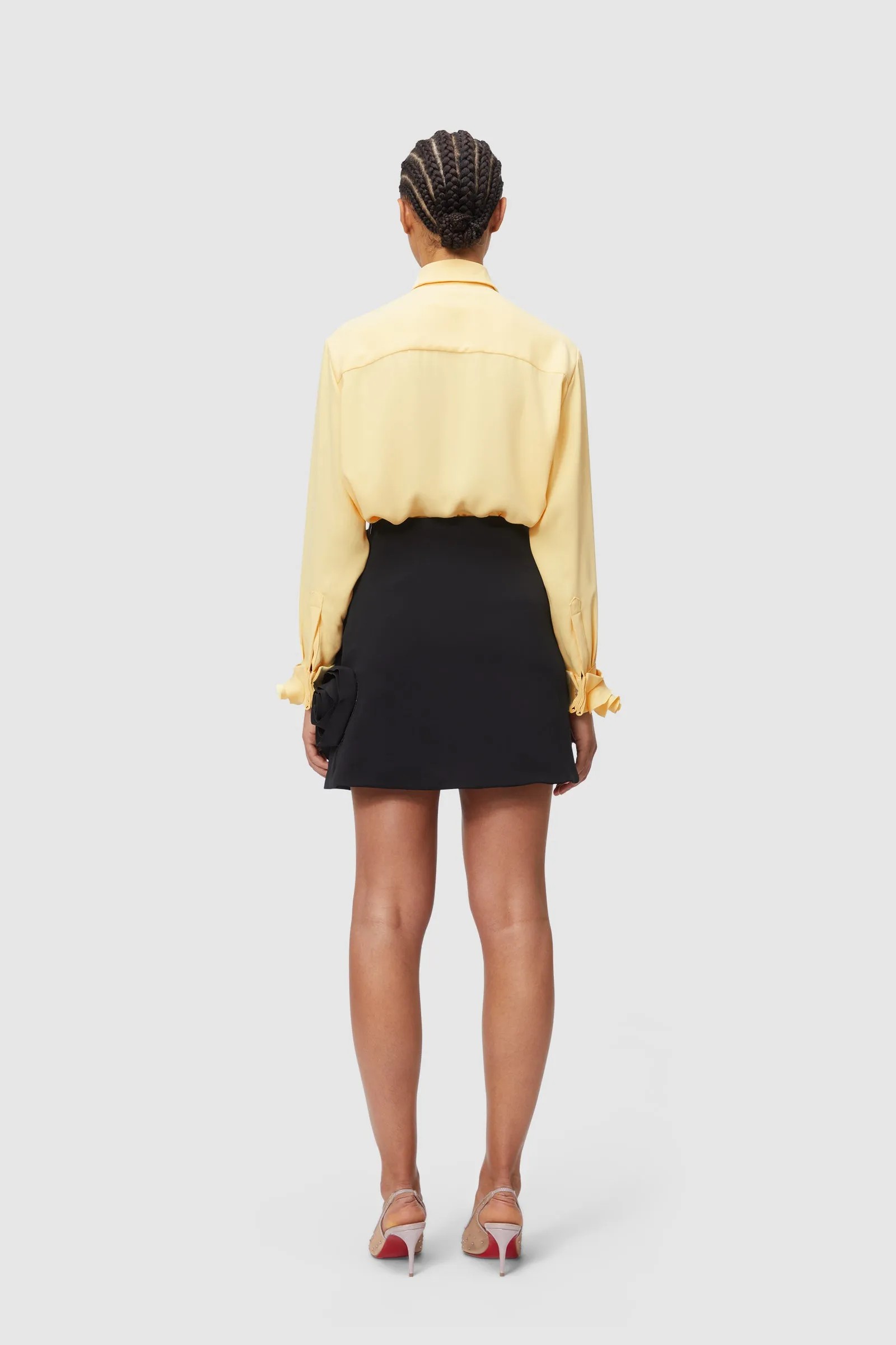 ROSE APPLIQUE BLACK MINI SKIRT sold by Viktor & Rolf product image thumbnail 2