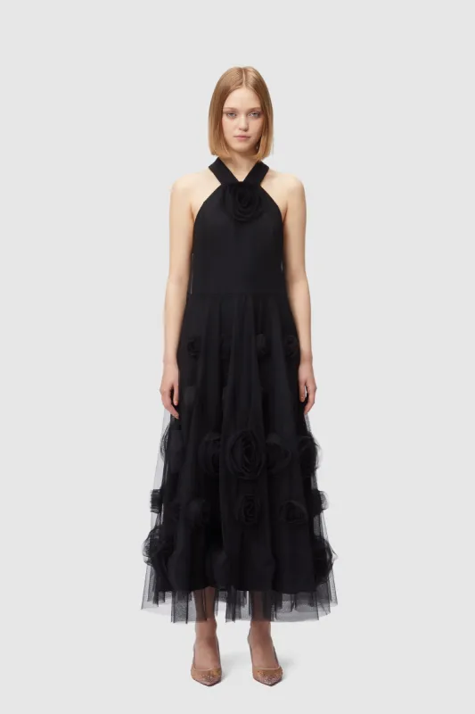 ROSE APPLIQUE MAXI DRESS sold by Viktor & Rolf