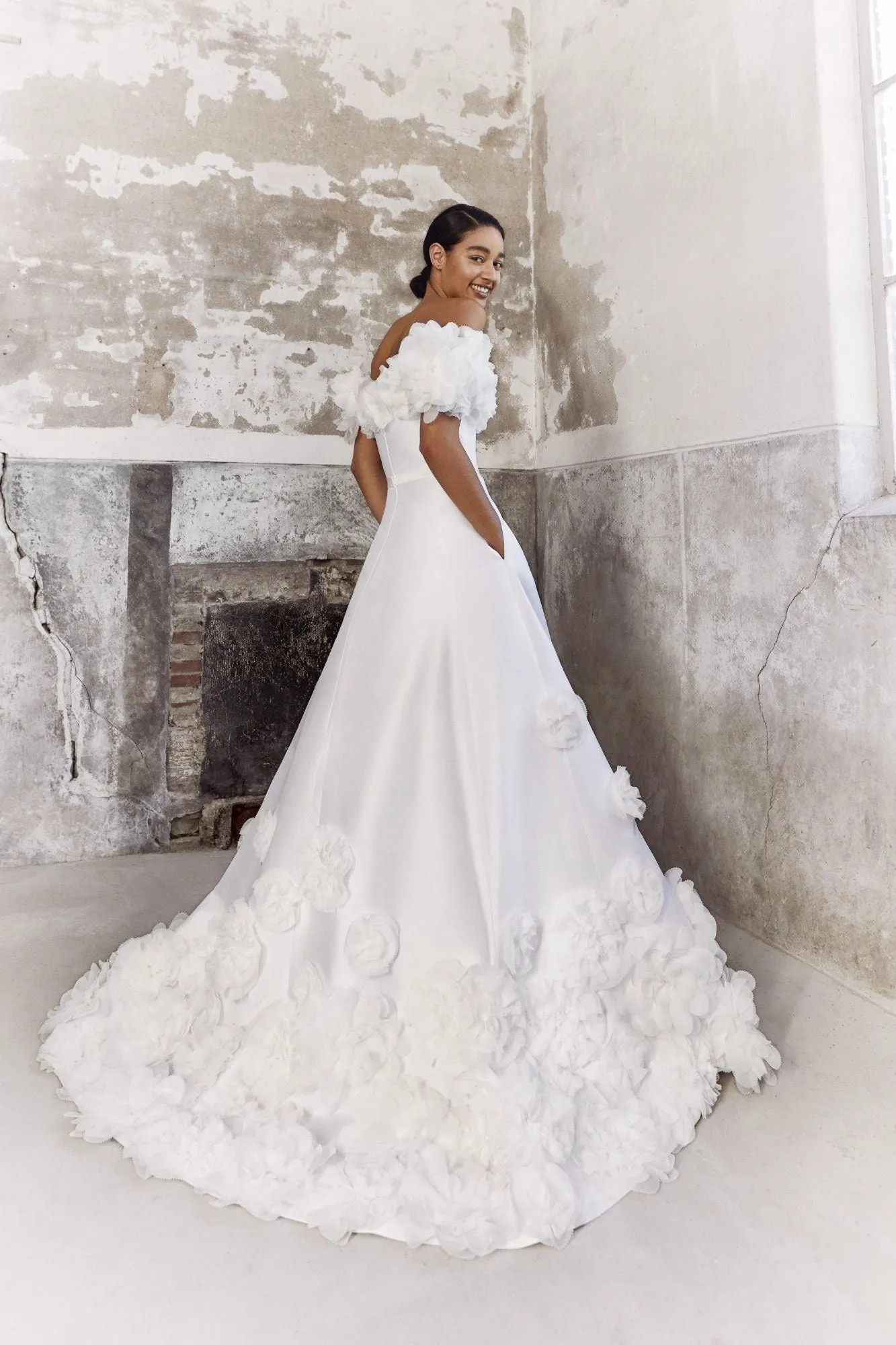 VRM268 - FLORAL OFF-SHOULDER GOWN sold by Viktor & Rolf product image thumbnail 2