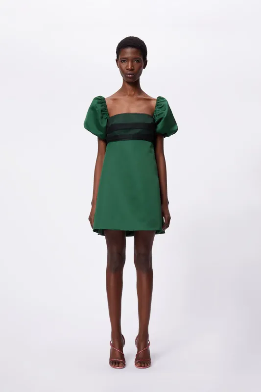 PUFF SLEEVE BOW BACK MINI DRESS sold by Viktor & Rolf