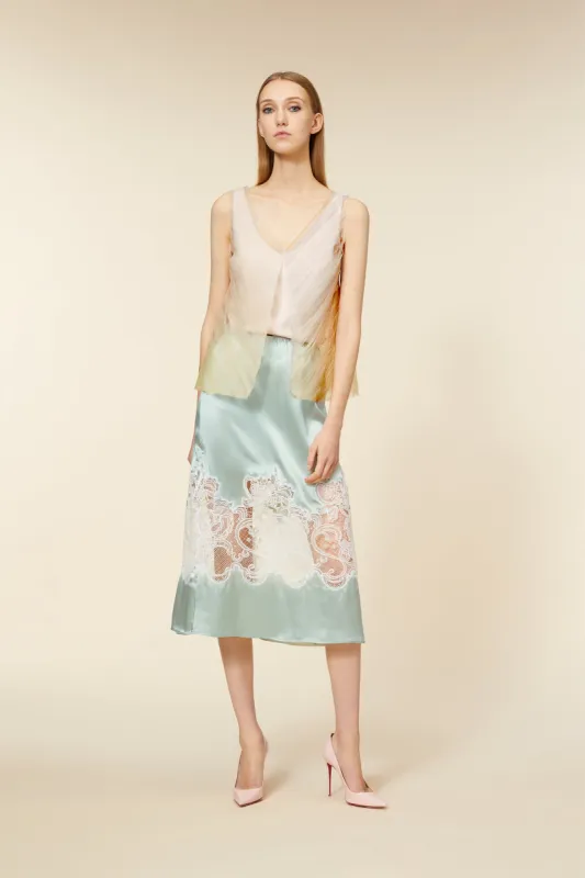 LACE MIDI SKIRT sold by Viktor & Rolf