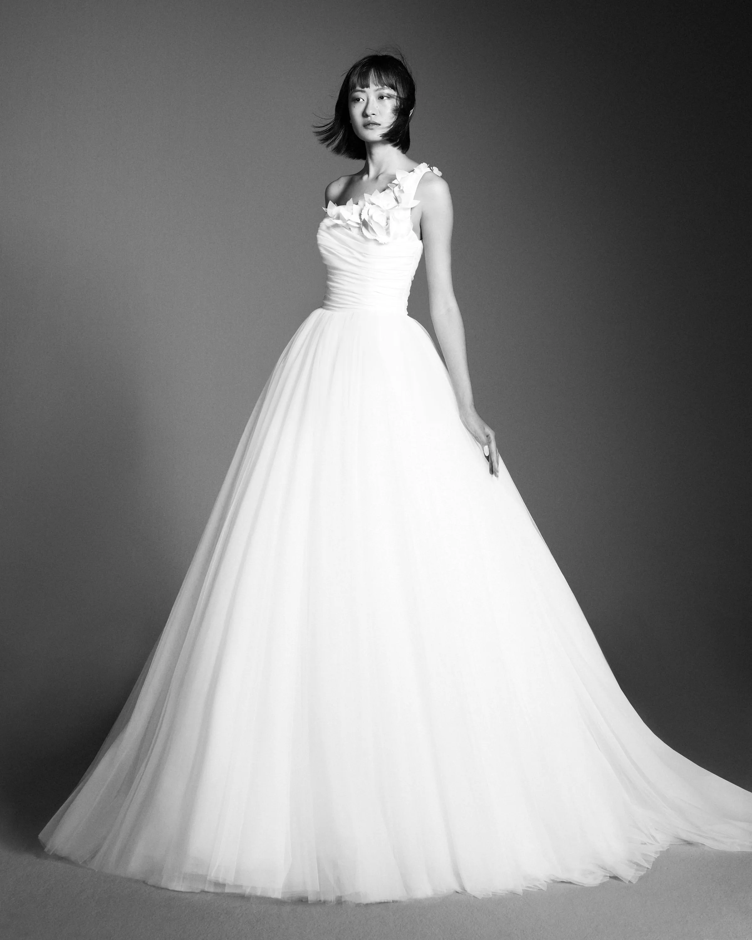 VRM393 - ONE-SHOULDER ROMANTIC GARDEN FLOWER GOWN sold by Viktor & Rolf product image thumbnail 3