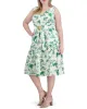 Plus-Size Floral-Print Belted Tiered Dress sold by Vince Camuto