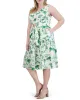 Plus-Size Floral-Print Belted Tiered Dress sold by Vince Camuto